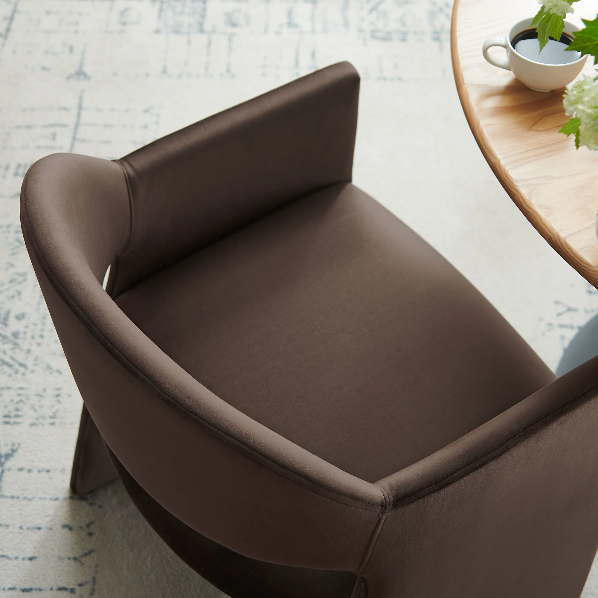 Talia Performance Velvet Dining Armchair by Modway - Image 7