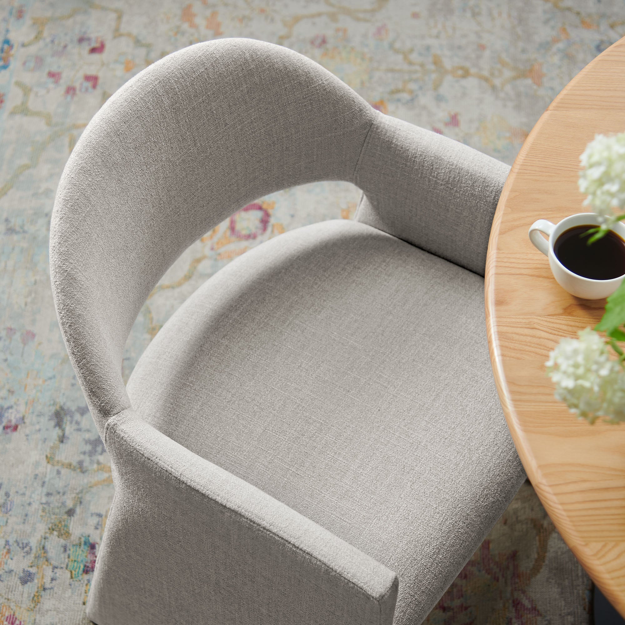 Talia Upholstered Fabric Dining Armchair by Modway - Image 15