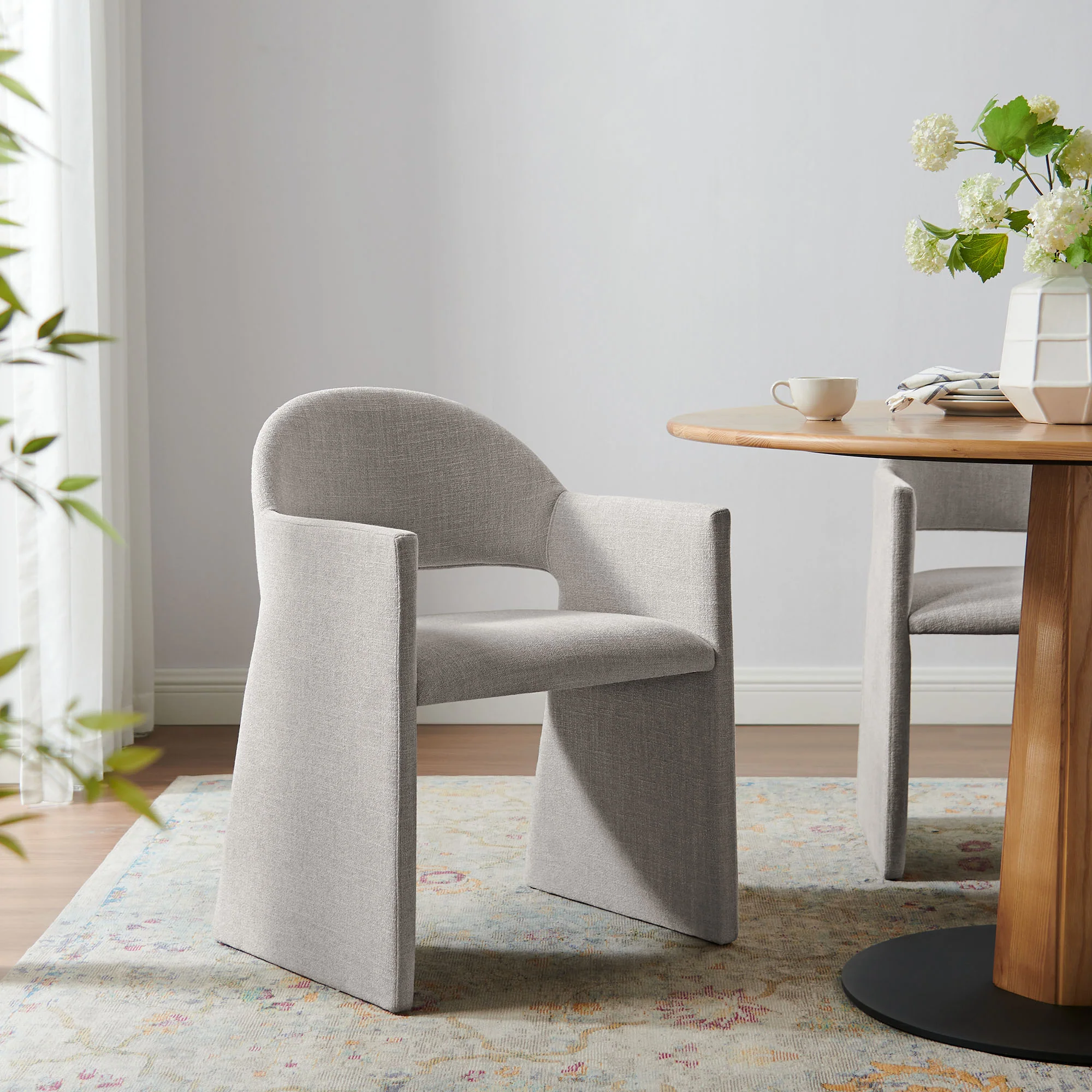 Talia Upholstered Fabric Dining Armchair by Modway - Image 16