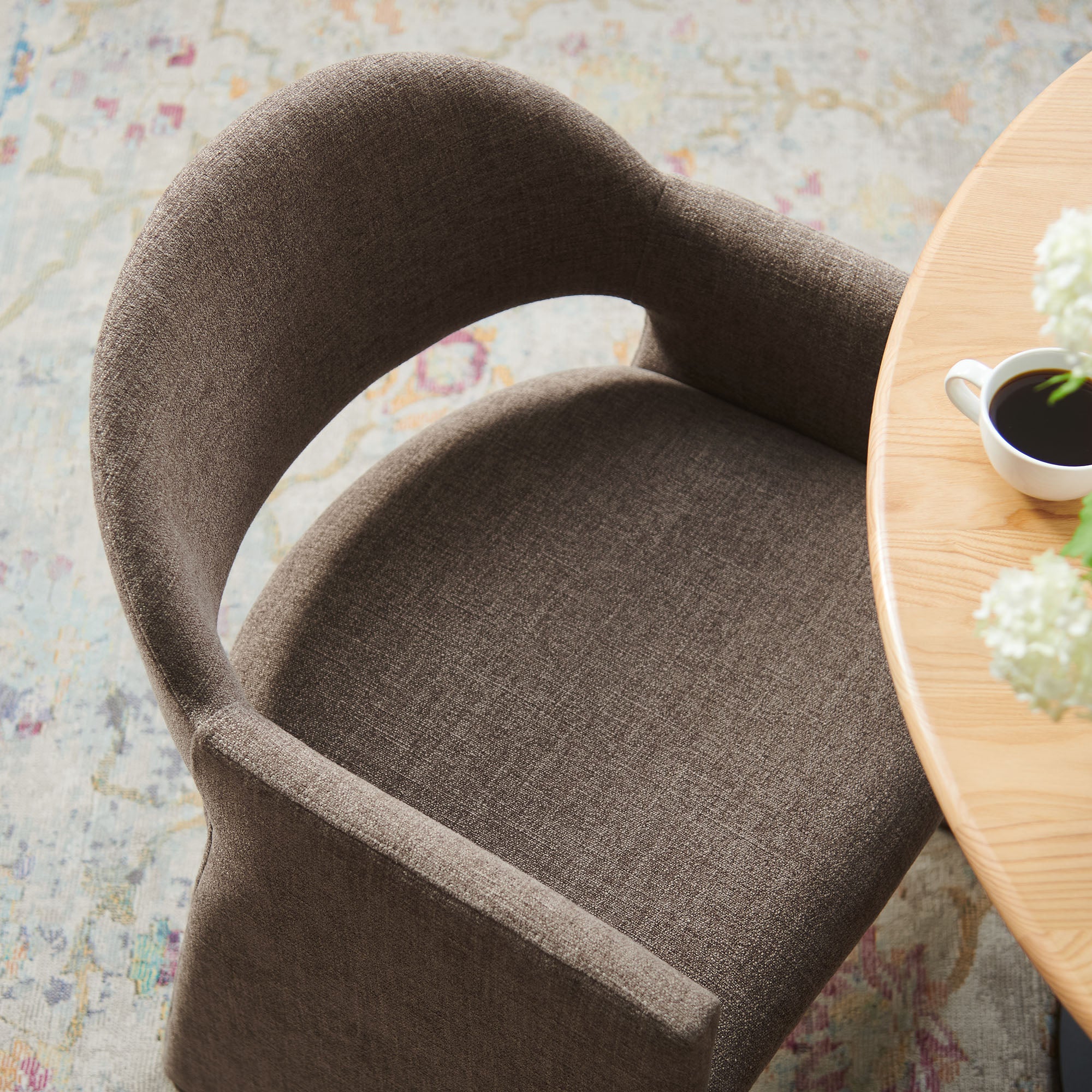 Talia Upholstered Fabric Dining Armchair by Modway - Image 24