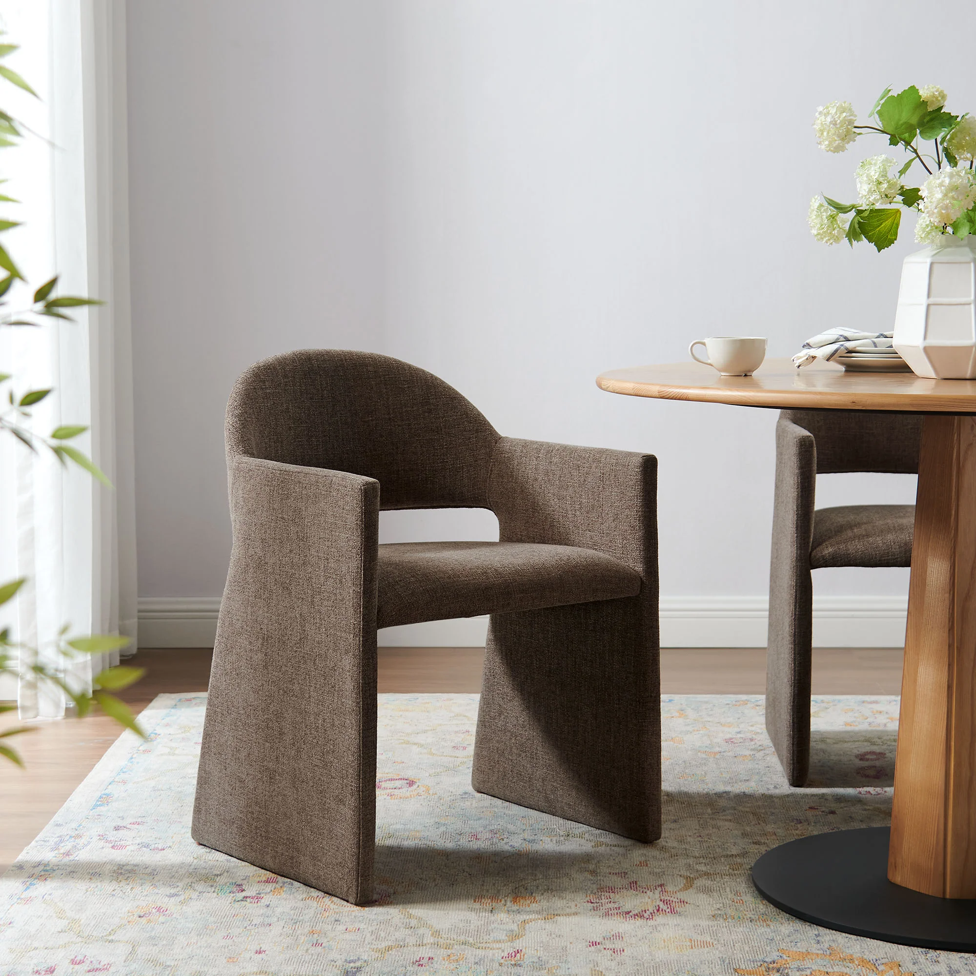 Talia Upholstered Fabric Dining Armchair by Modway - Image 25