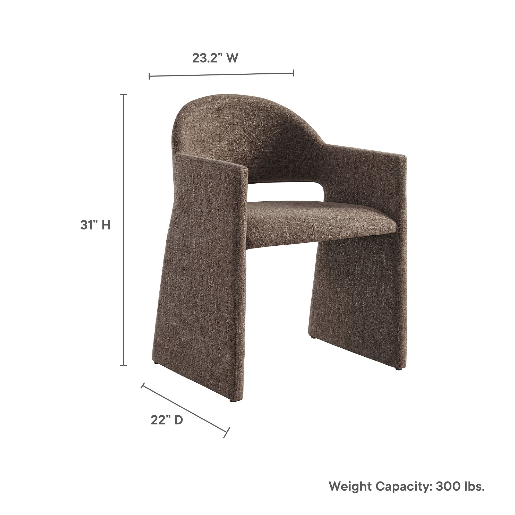 Talia Upholstered Fabric Dining Armchair by Modway - Image 27