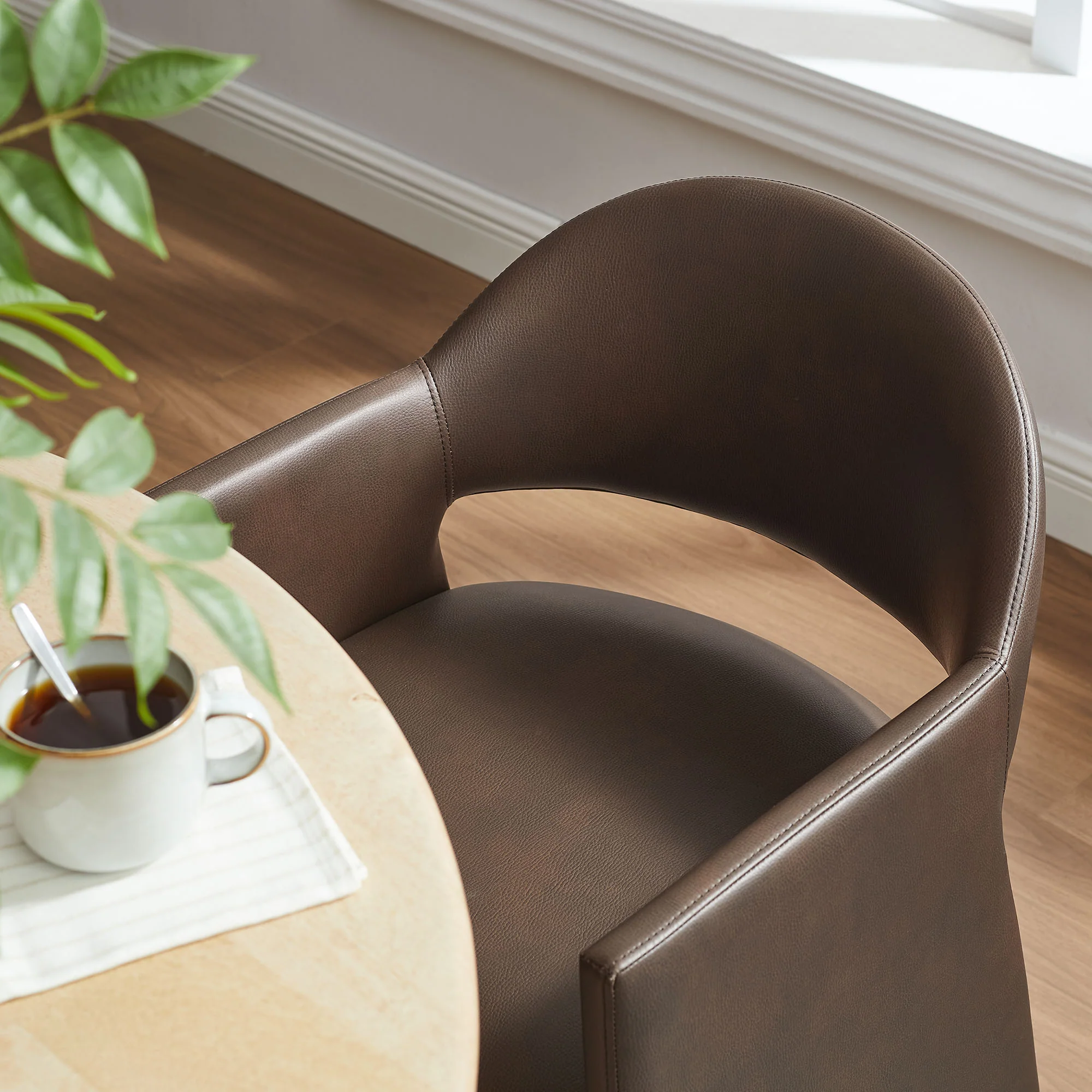Talia Vegan Leather Dining Armchair by Modway - Image 7