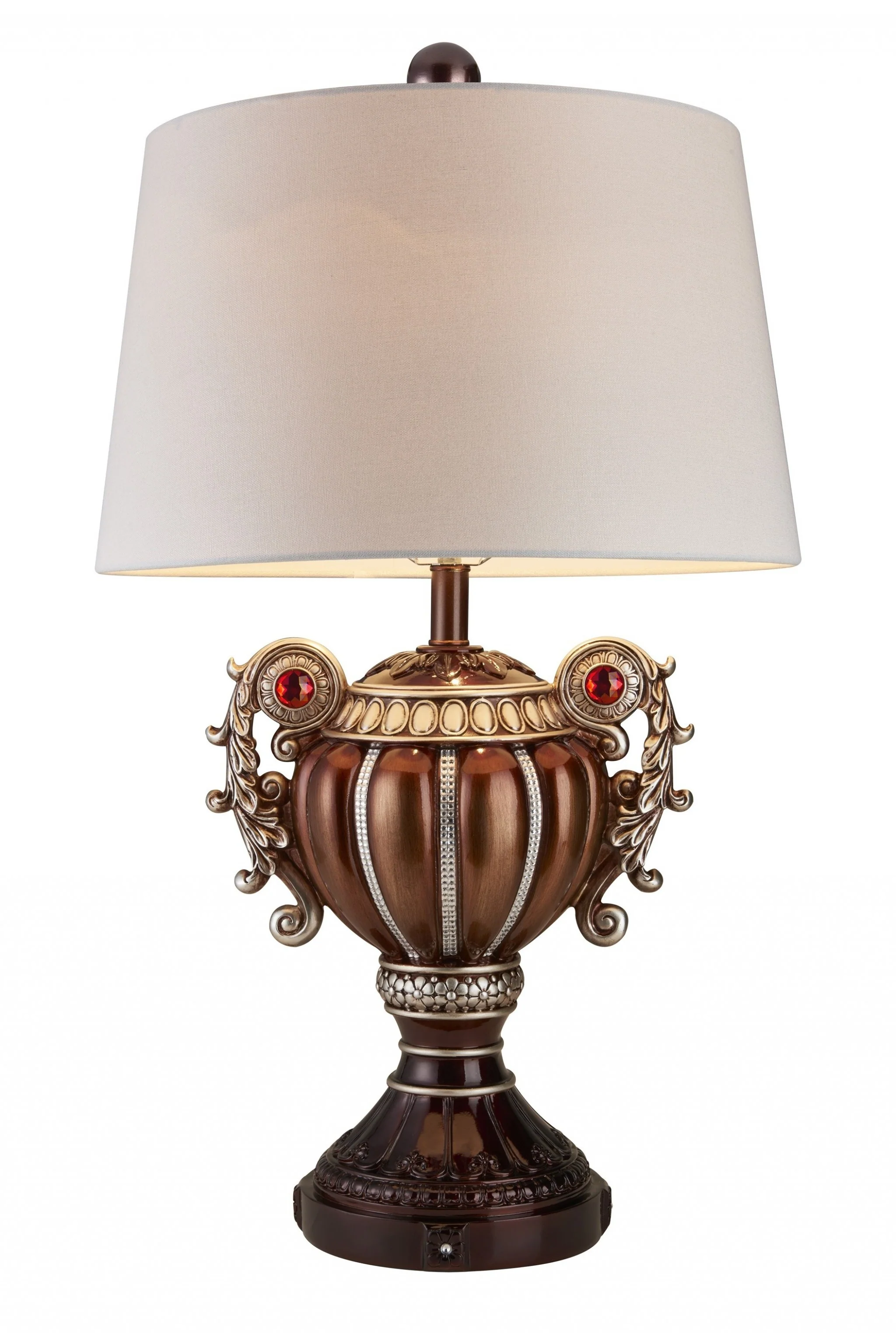 Tall Bronze Urn Shaped Table Lamp By Homeroots - Image 3