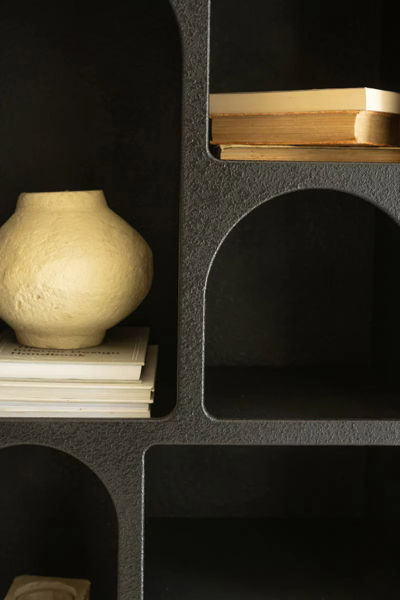 Tall Wooden Cubbie Cabinet - Black By Kalalou - Image 3