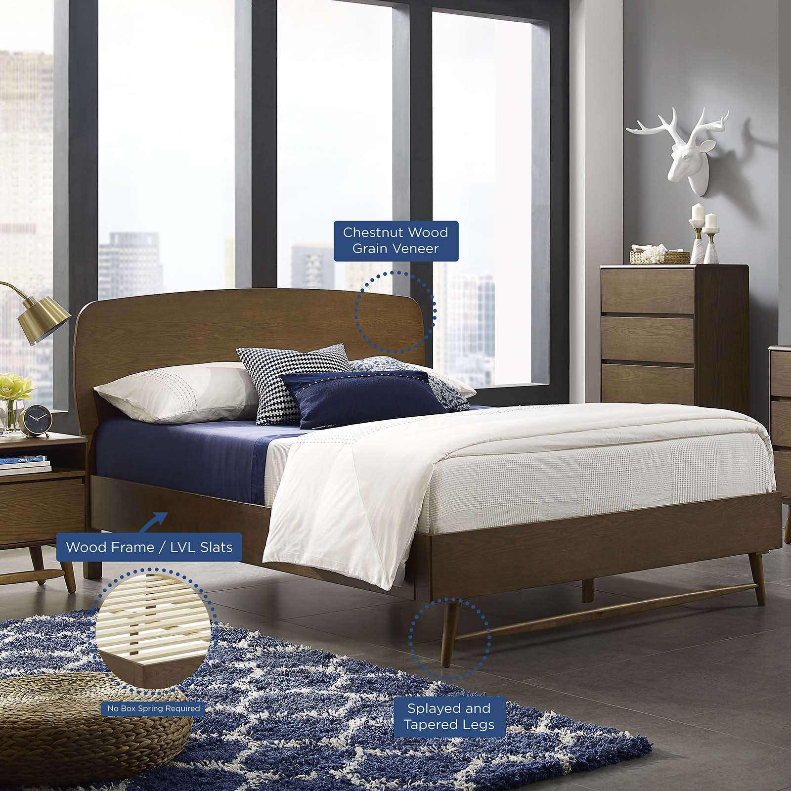 Talwyn Queen Wood Bed By Modway - MOD-5832 - Image 8