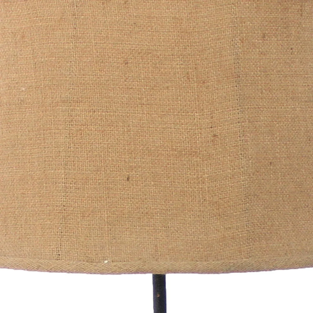 Tan Country Cottage with Blooming Flower Pedestal - Table Lamp By Homeroots - Image 4