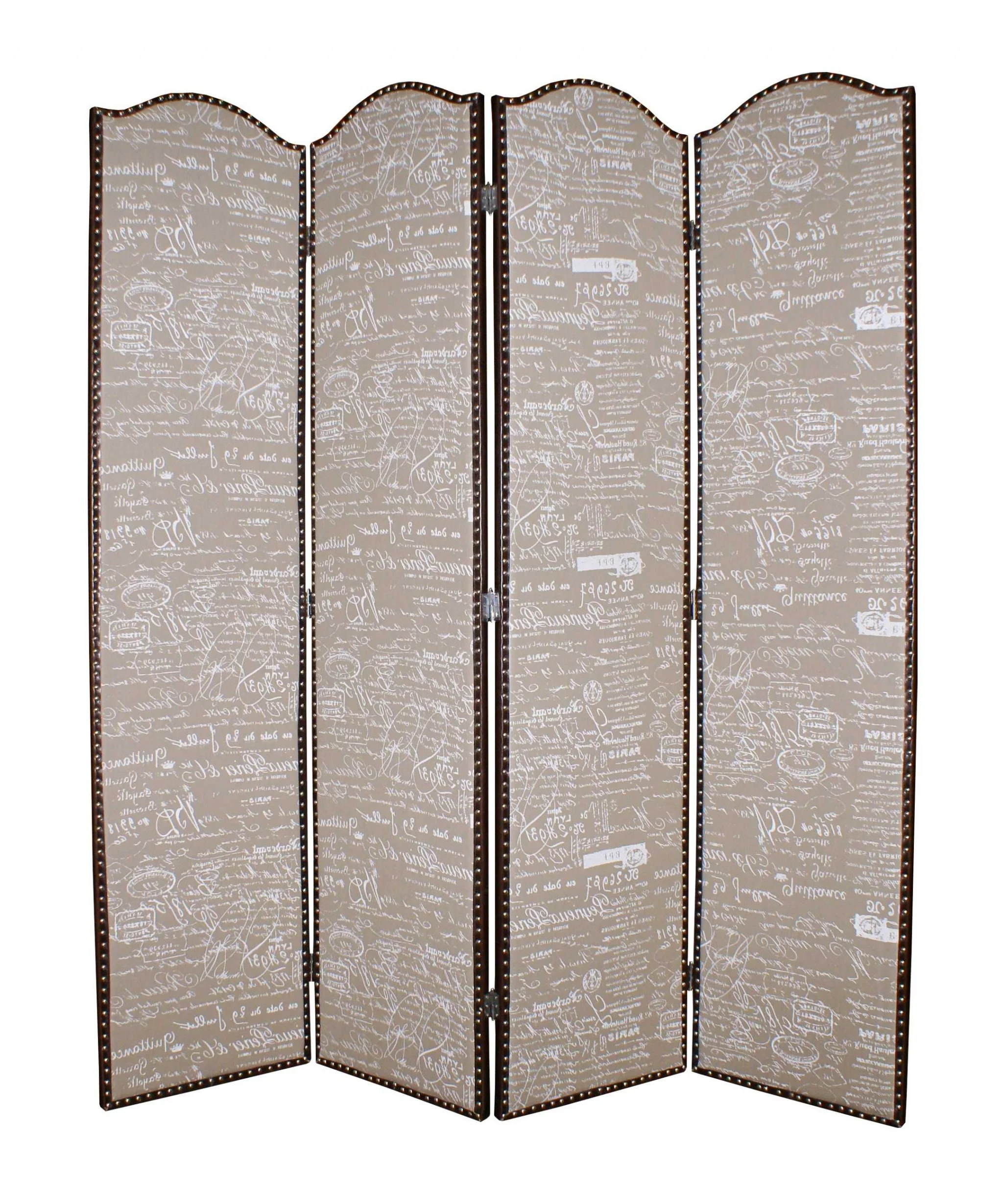 Tan Wood Galore Screen By Homeroots - Image 3