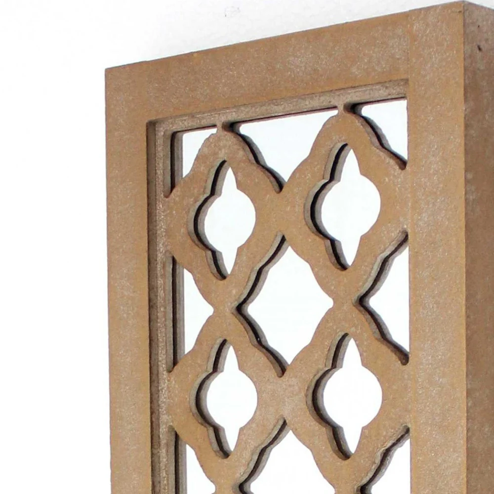 Tan Wooden Cross - Candle Holder Sconce By Homeroots - Image 4