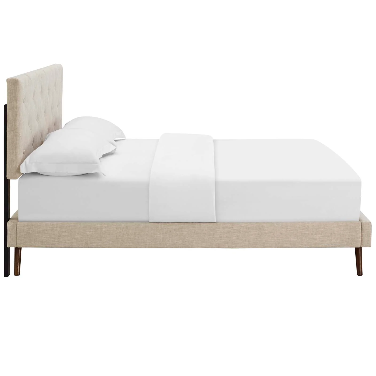 Tarah Full Fabric Platform Bed with Round Splayed Legs By Modway - MOD-5977 - Image 4