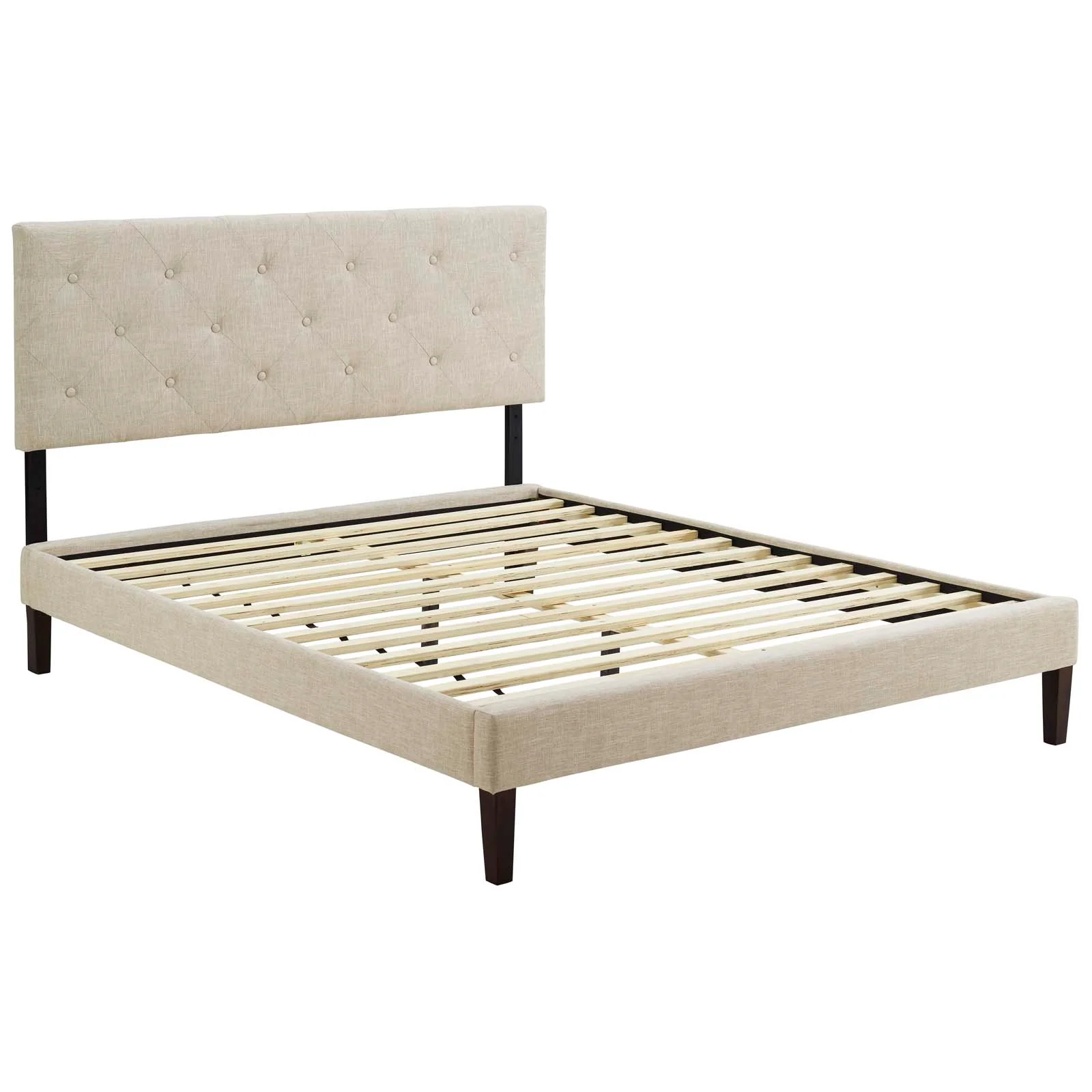 Tarah Full Fabric Platform Bed with Squared Tapered Legs By Modway - MOD-5985 - Image 3