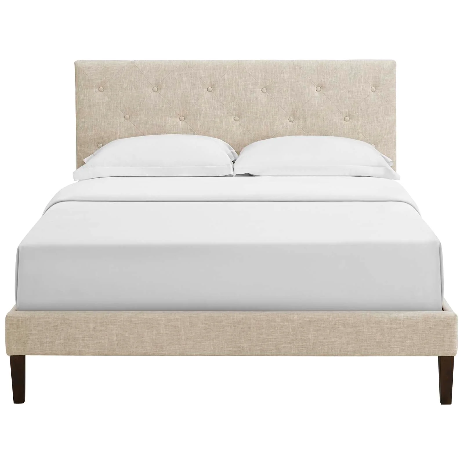 Tarah Full Fabric Platform Bed with Squared Tapered Legs By Modway - MOD-5985 - Image 5