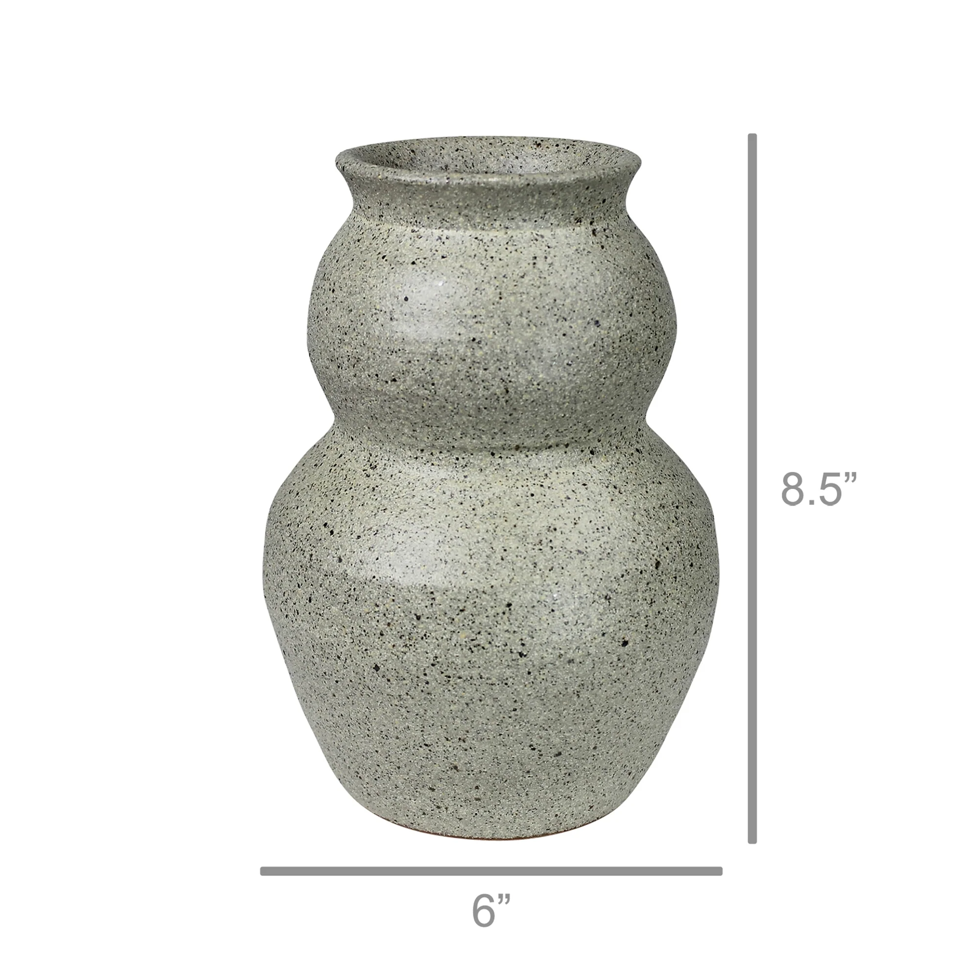 Tarpon Gourd Vase, Ceramic By HomArt - Image 2