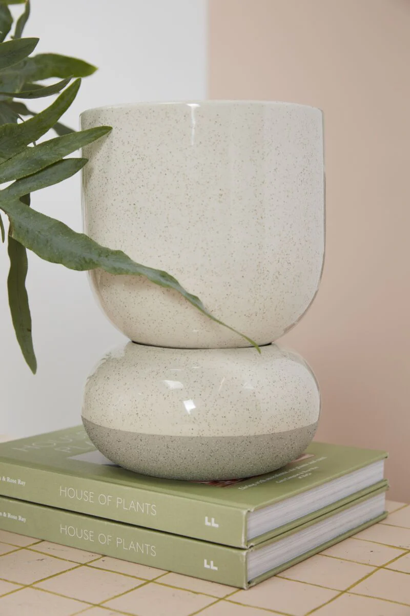 Tartu Pot with Saucer 8.75"x 10.75" By Accent Decor - Image 2