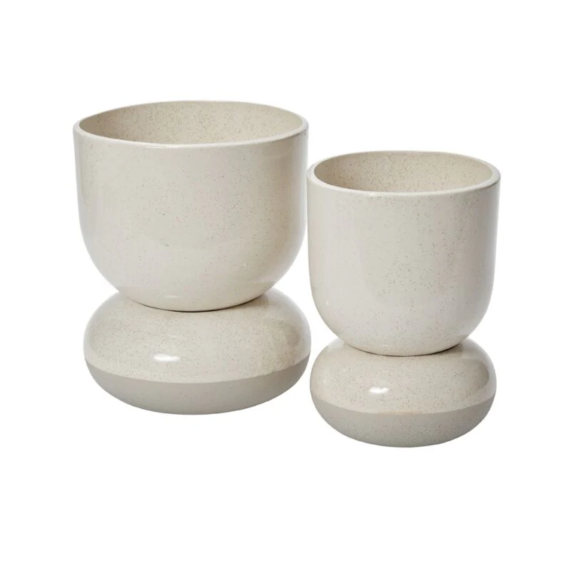 Tartu Pot with Saucer 8.75"x 10.75" By Accent Decor - Image 3