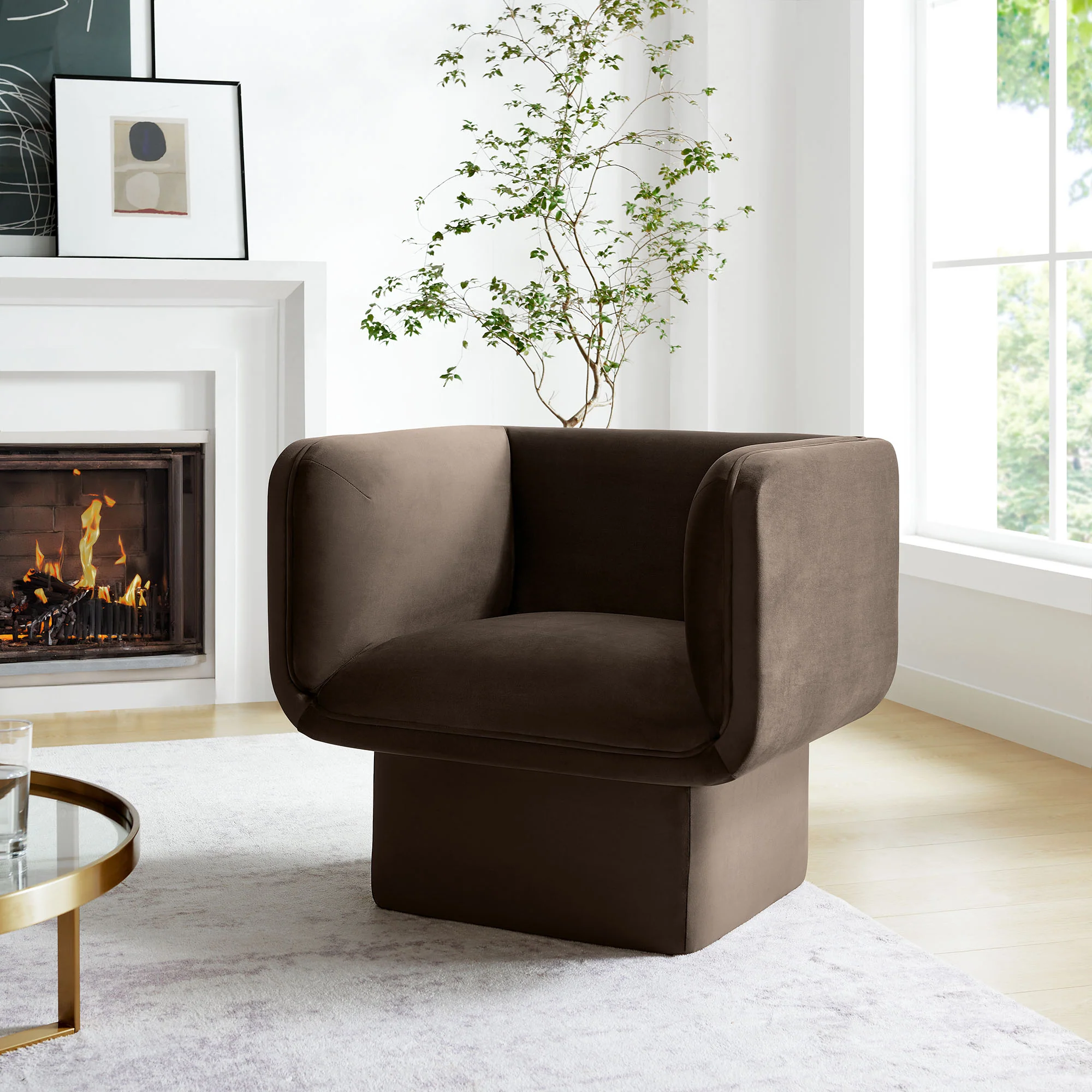 Tate Performance Velvet Accent Chair by Modway - Image 16