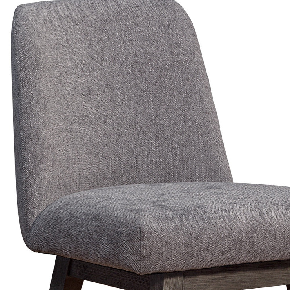 Taupe and Gray Solid Wood Counter Height Swivel Bar Chair By Homeroots - Image 8
