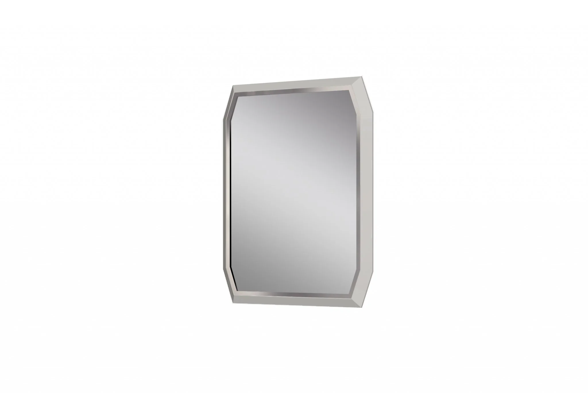 Taupe Glass Mirror By Homeroots - Image 3