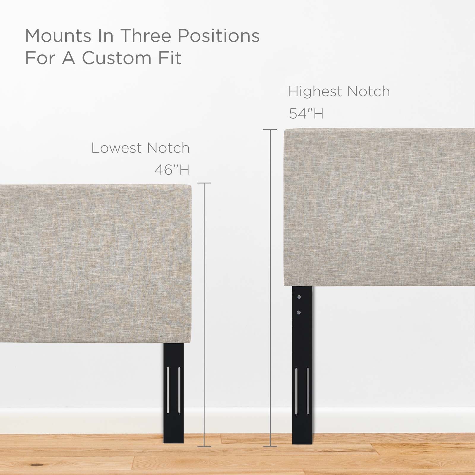 Taylor King and California King Upholstered Linen Fabric Headboard By Modway - MOD-5883 - Image 8