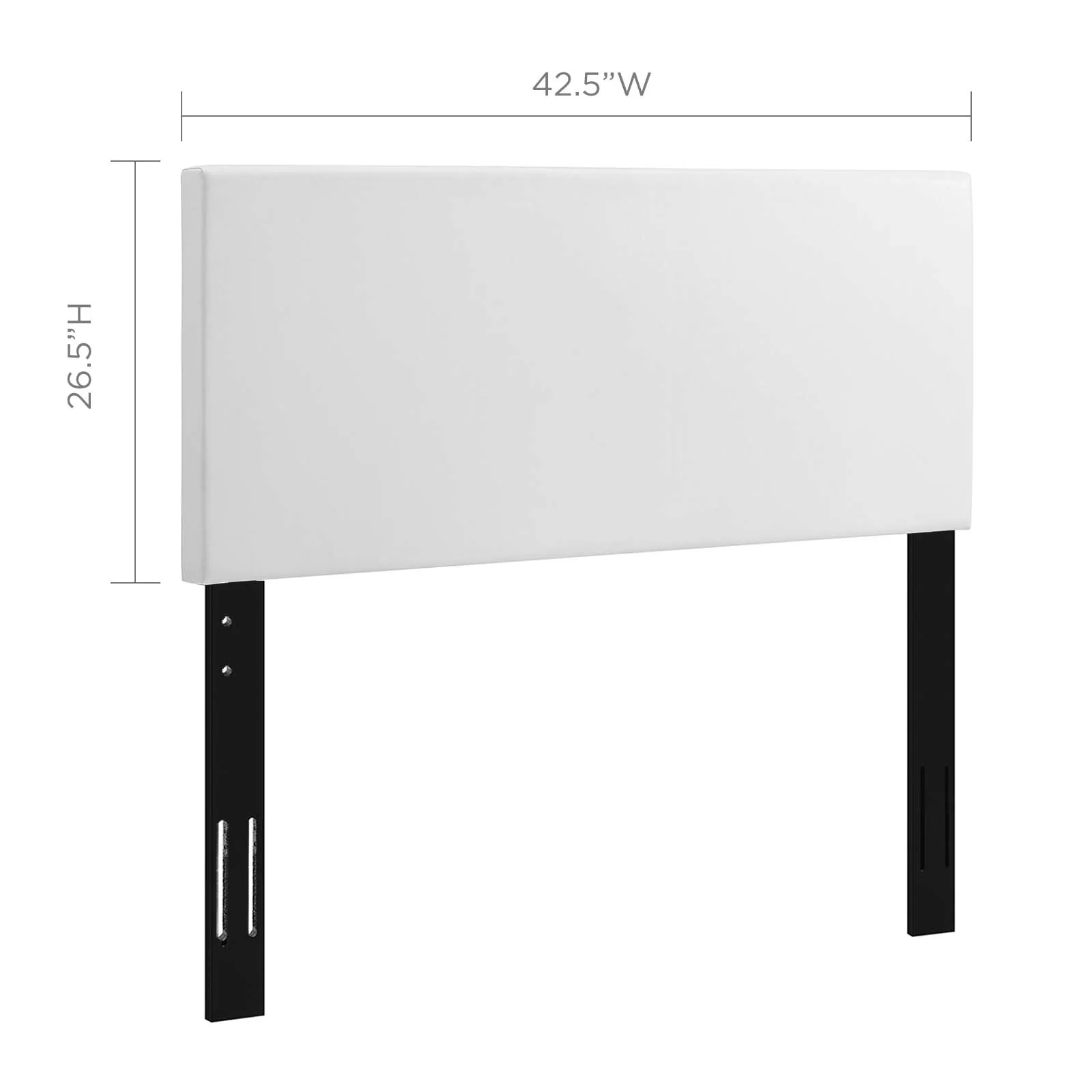 Taylor Twin Upholstered Faux Leather Headboard By Modway - MOD-5876 - Image 4