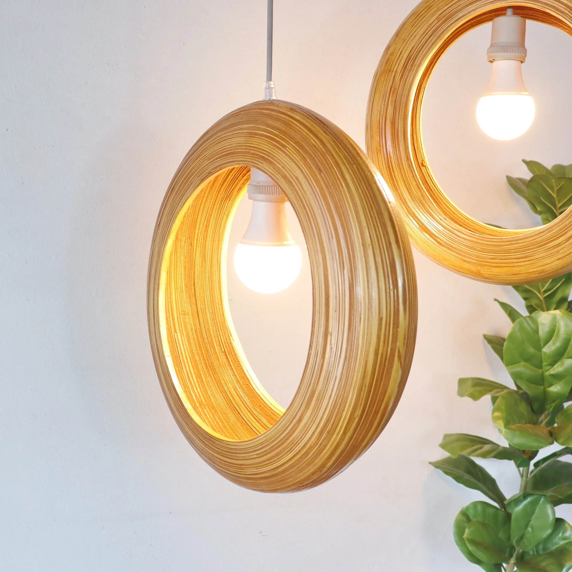Taywika - Bamboo Pendant Light Shade By Thaihome - Image 11