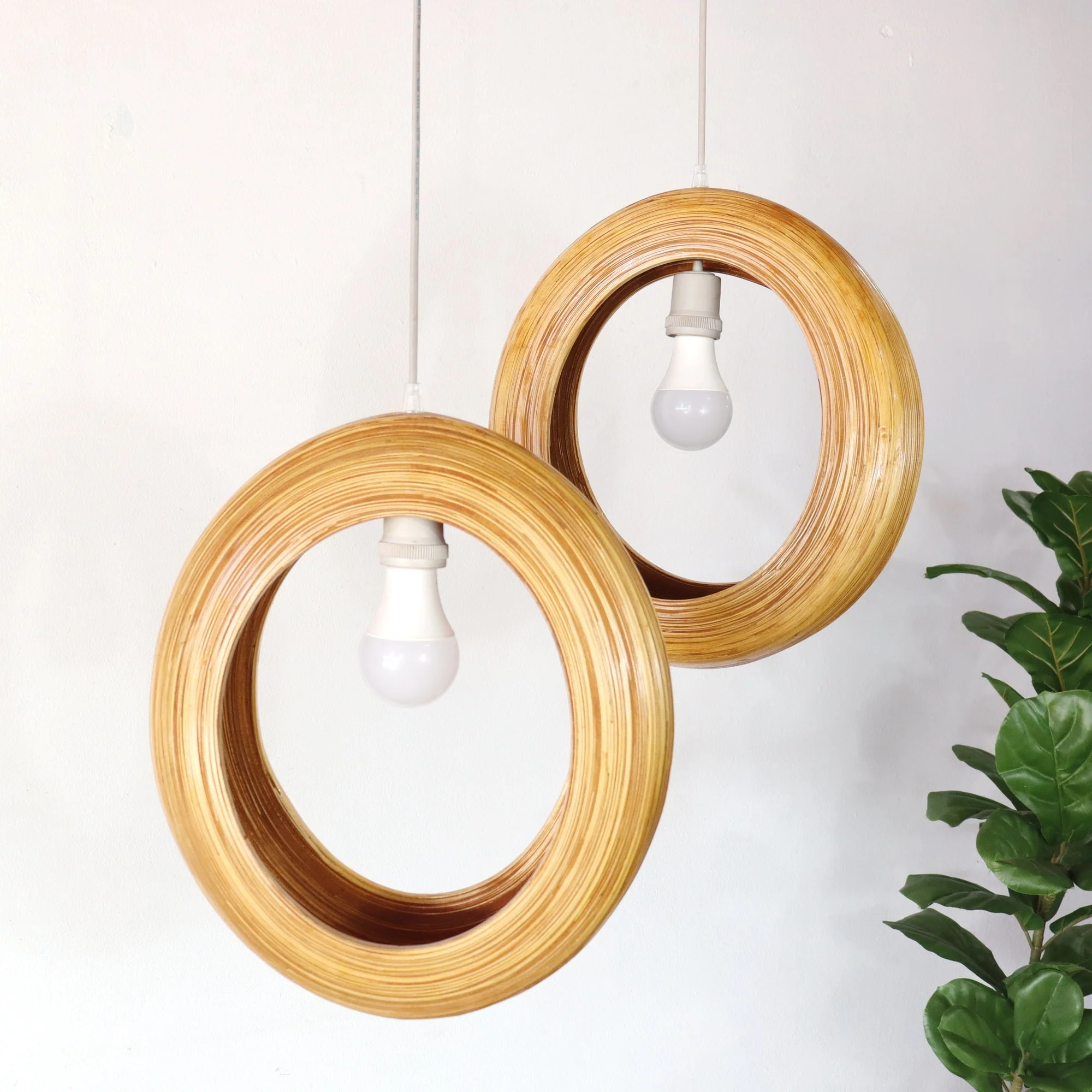 Taywika - Bamboo Pendant Light Shade By Thaihome - Image 2