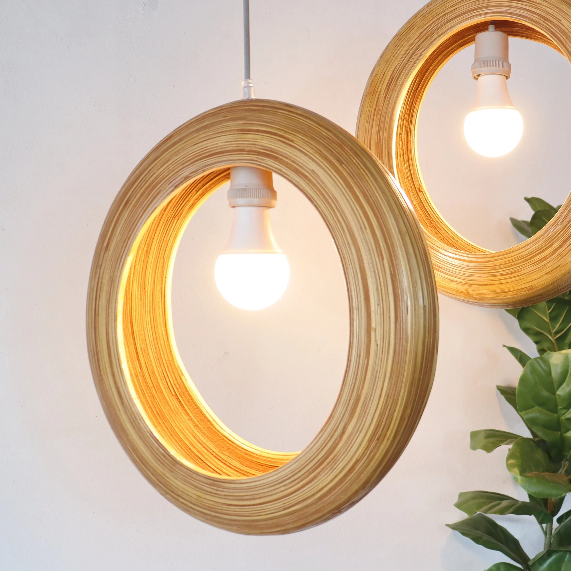 Taywika - Bamboo Pendant Light Shade By Thaihome - Image 4