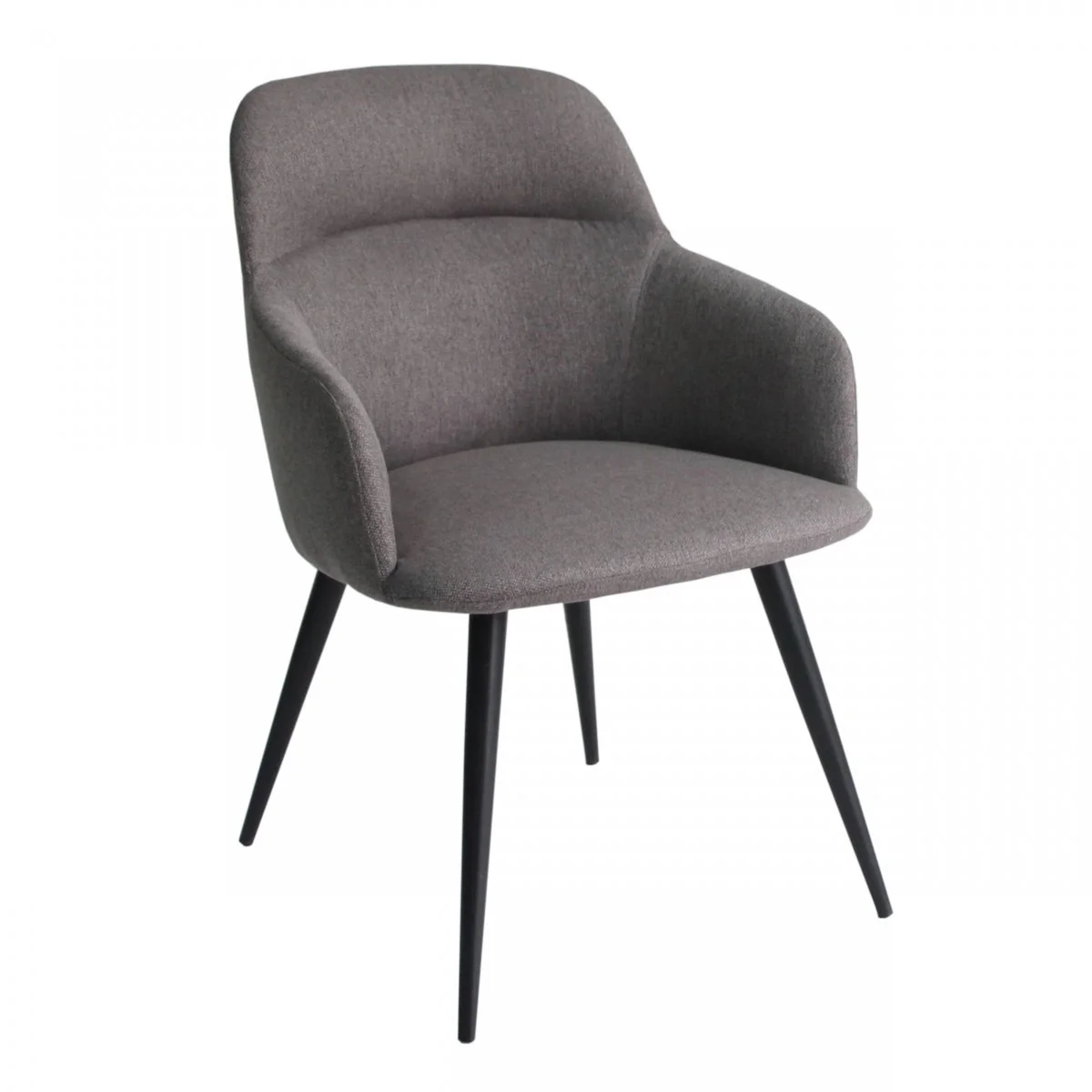 Teal and Black Linen Ergo Modern Dining Chair By Homeroots - Image 10