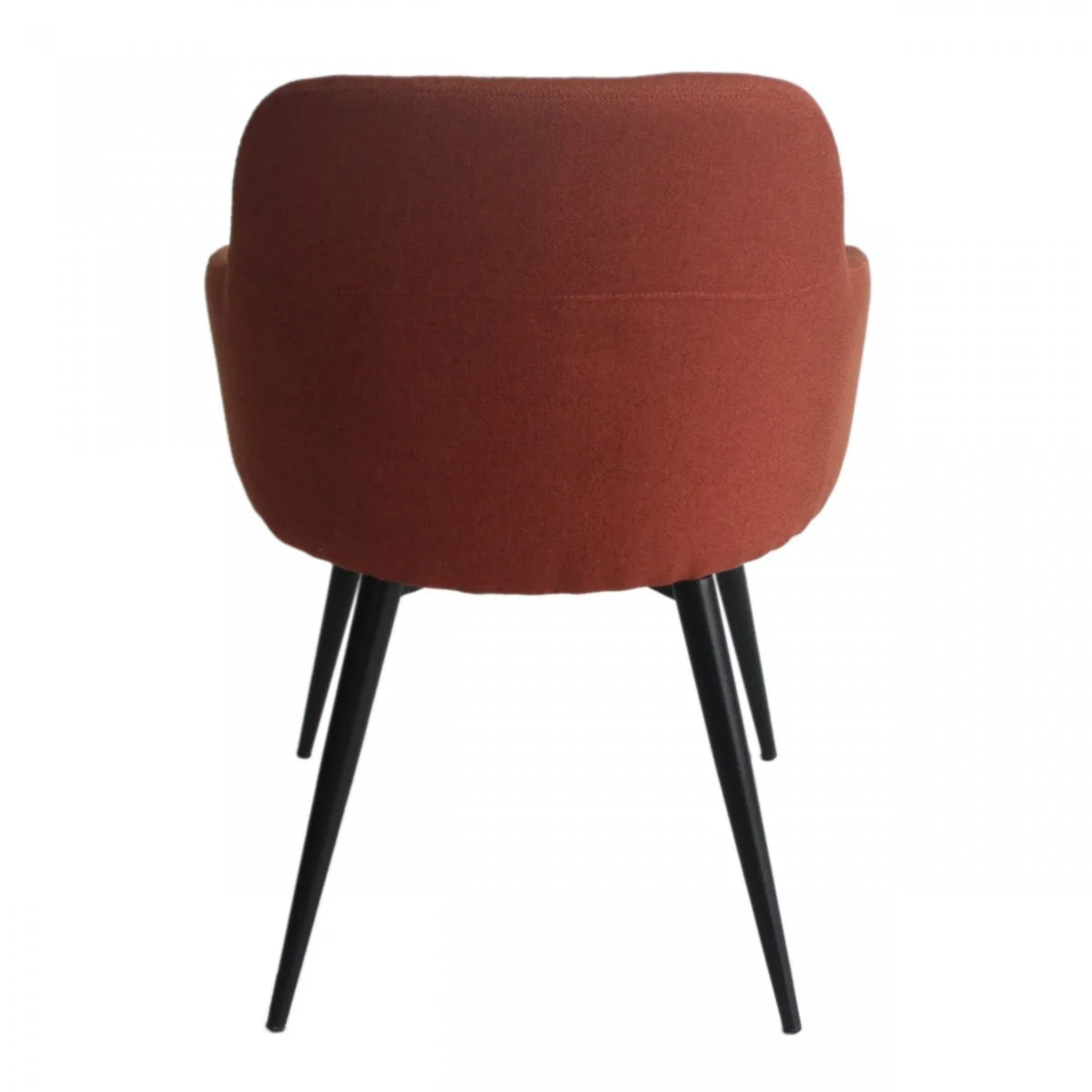 Teal and Black Linen Ergo Modern Dining Chair By Homeroots - Image 8