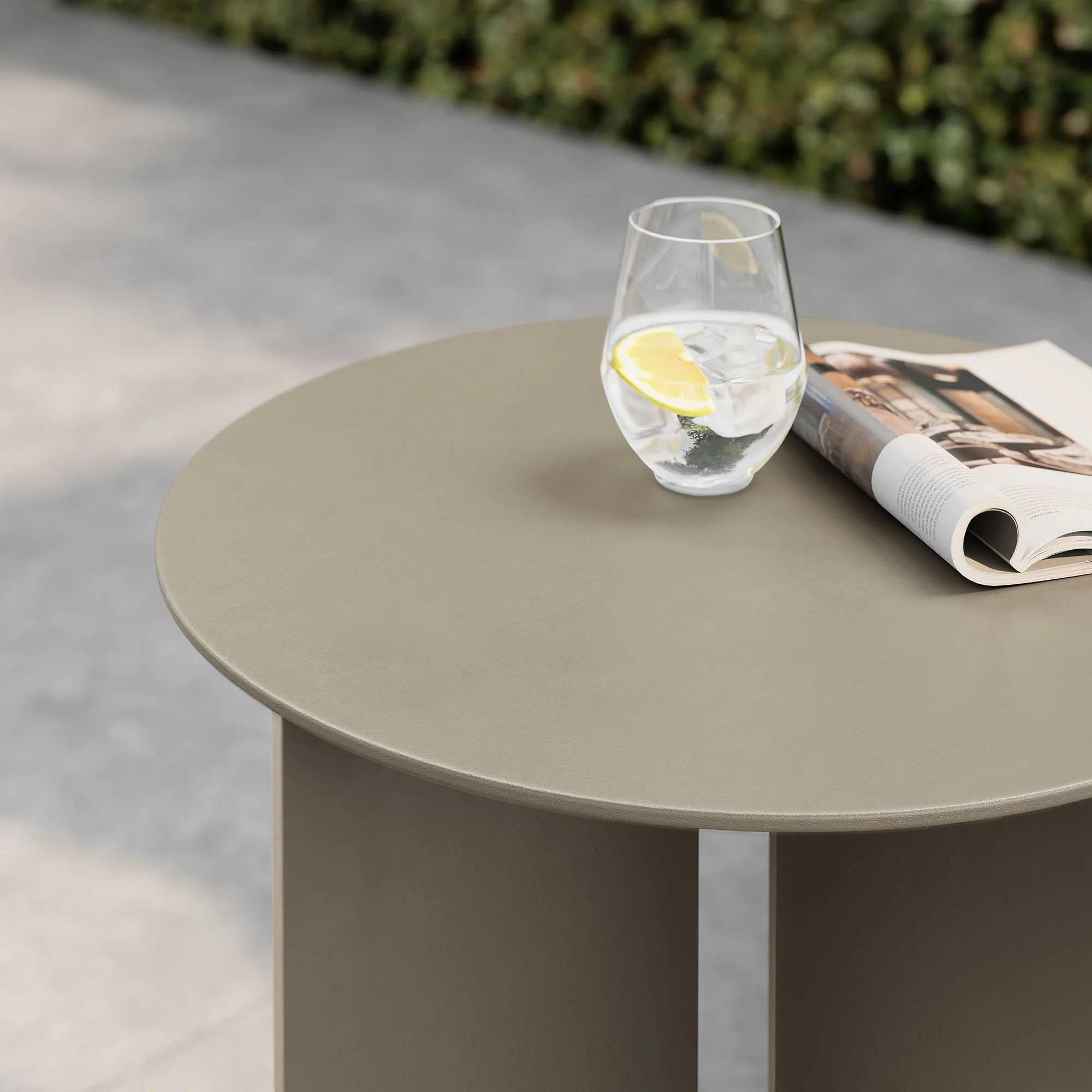 Tecton Outdoor Patio Aluminum Side Table by Modway - Image 11
