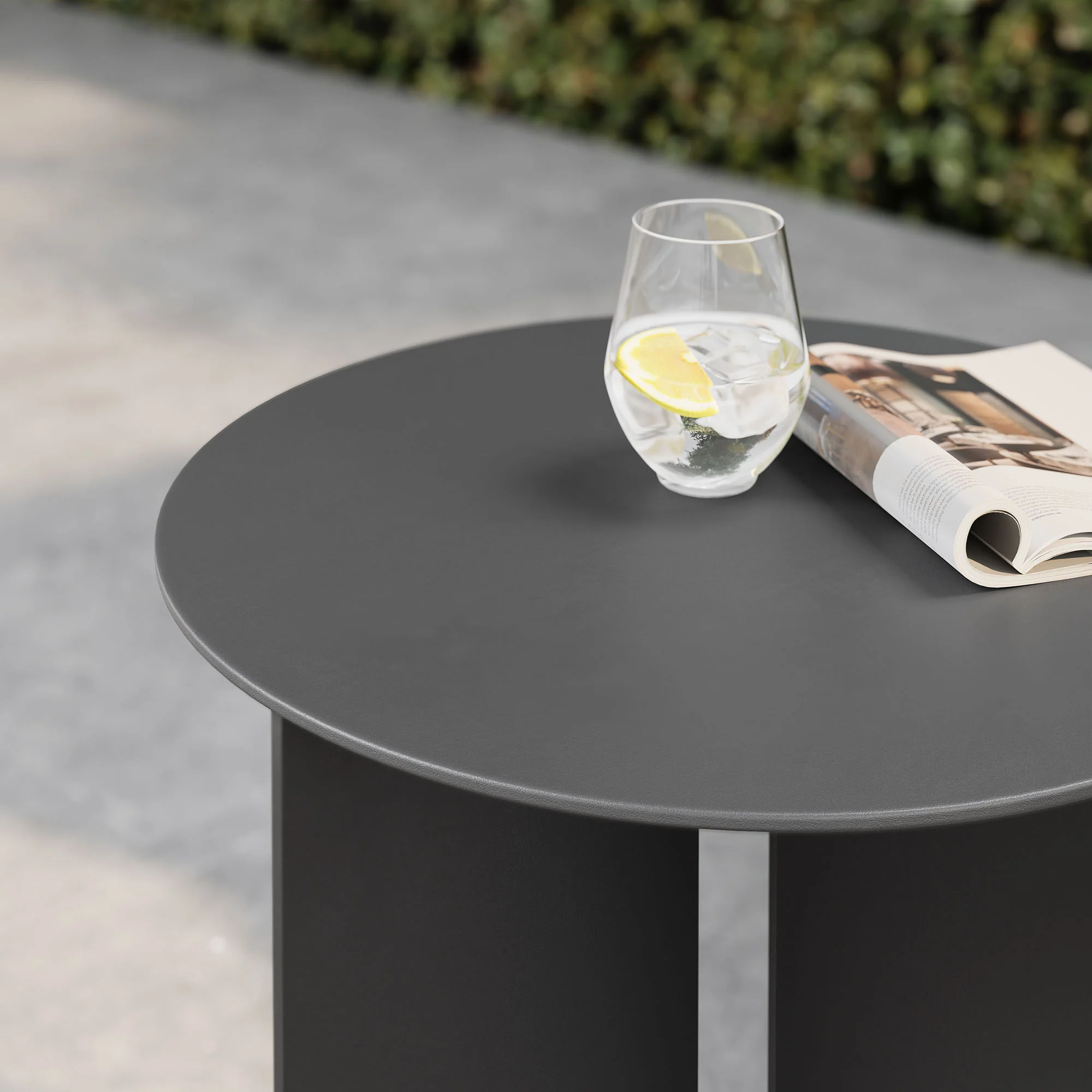 Tecton Outdoor Patio Aluminum Side Table by Modway - Image 5