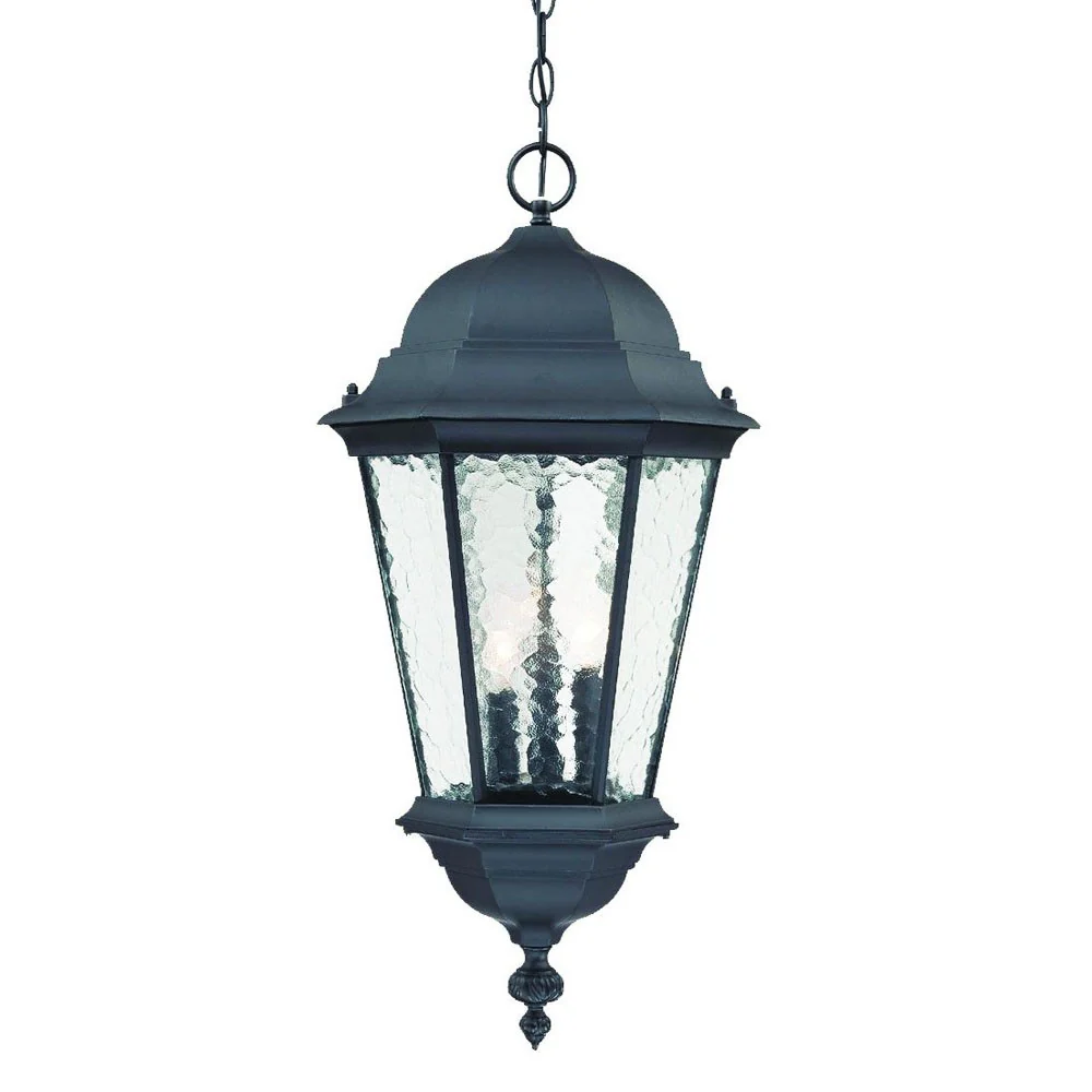 Telfair 3-Light Matte Black Hanging Light By Homeroots - Image 2