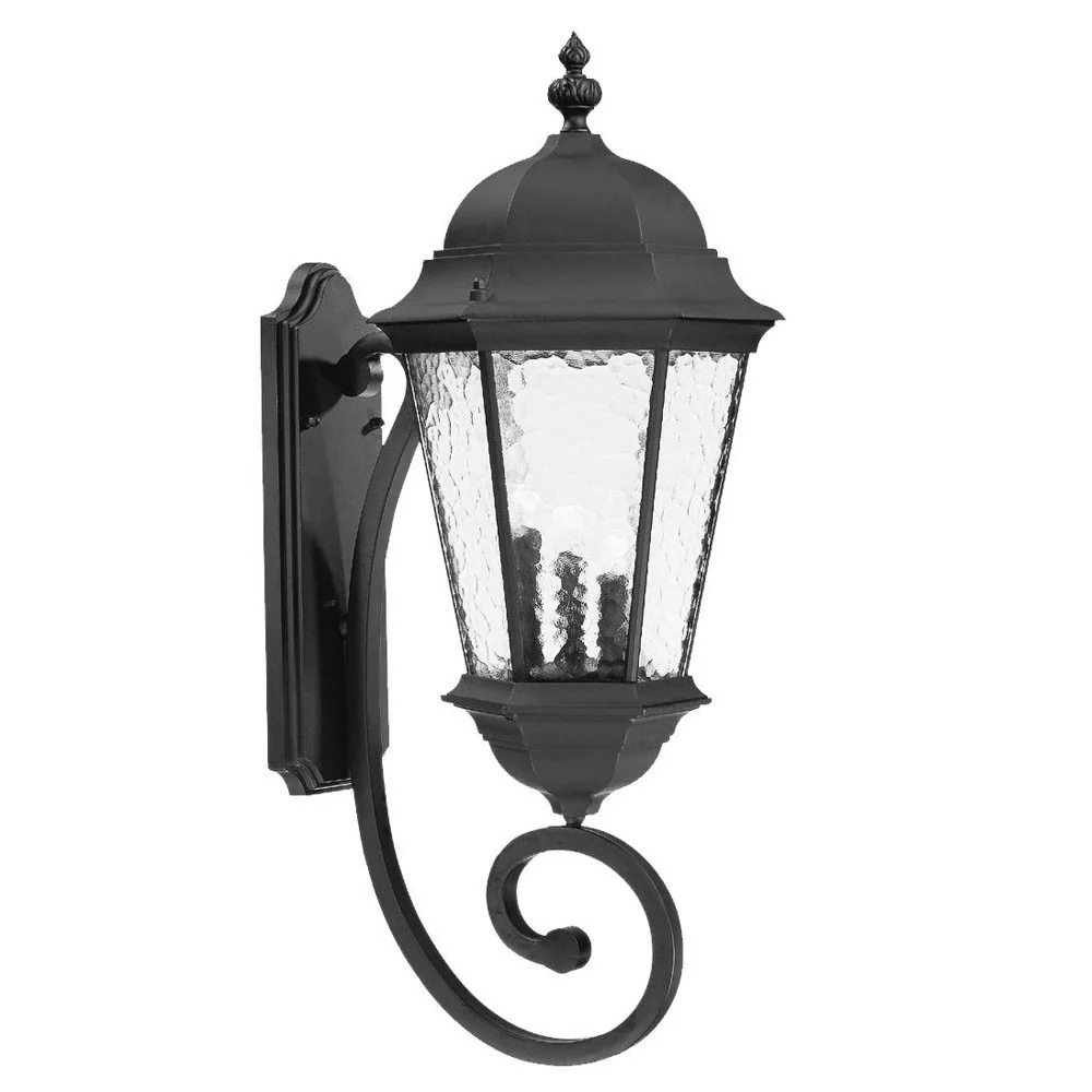 Telfair 3-Light Matte Black Wall Light By Homeroots - Image 2