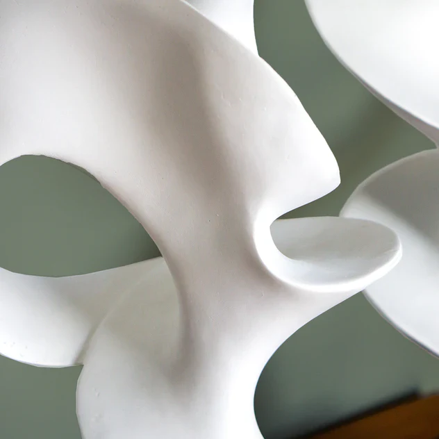 Tendril 19.8"H Sculpture, Whit By Gold Leaf Design Group - Image 10