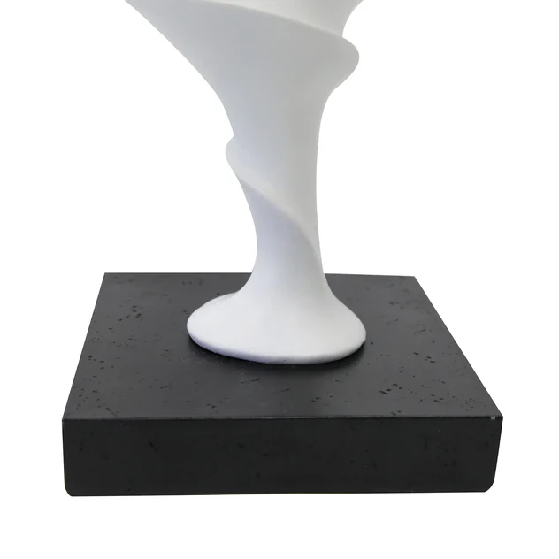 Tendril 19.8"H Sculpture, Whit By Gold Leaf Design Group - Image 6