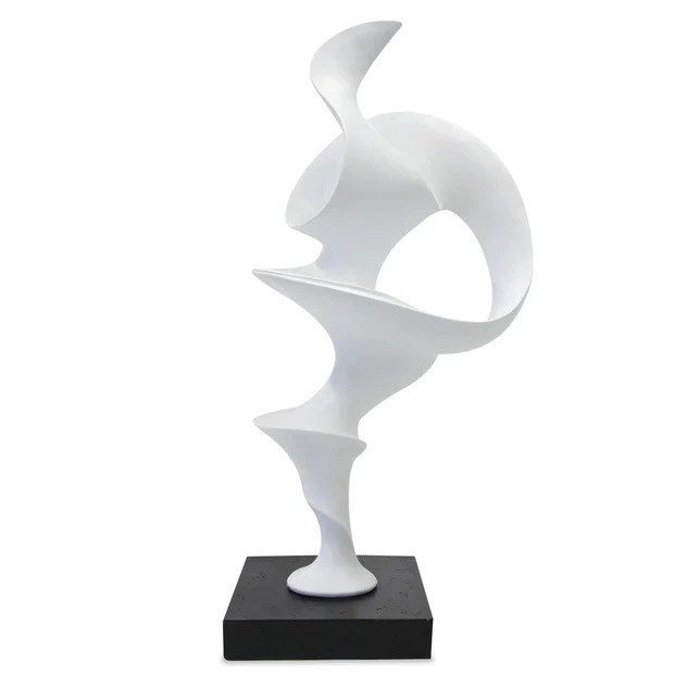 Tendril 19.8"H Sculpture, Whit By Gold Leaf Design Group - Image 7