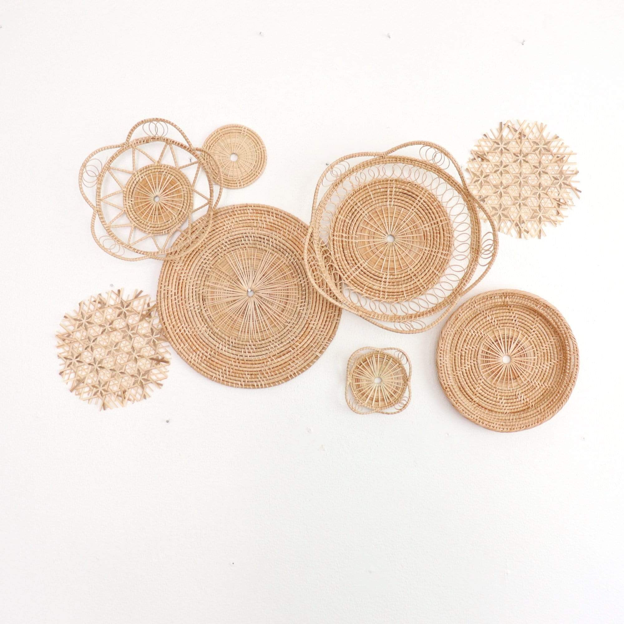 Ter Chan - Boho Wall Hanging Decor (Set Of 8) By Thaihome - Image 4