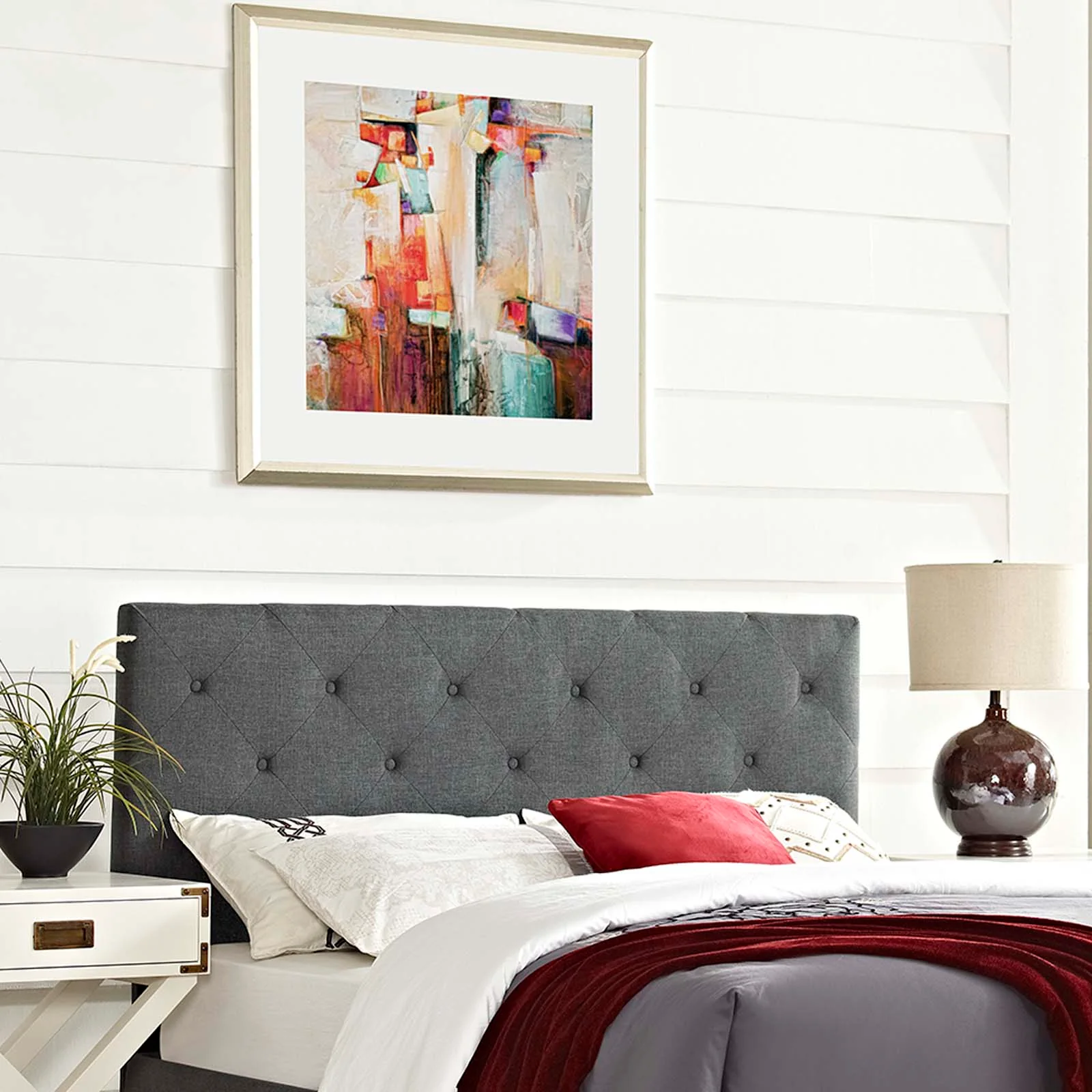 Terisa Queen Upholstered Fabric Headboard By Modway - MOD-5370 - Image 10