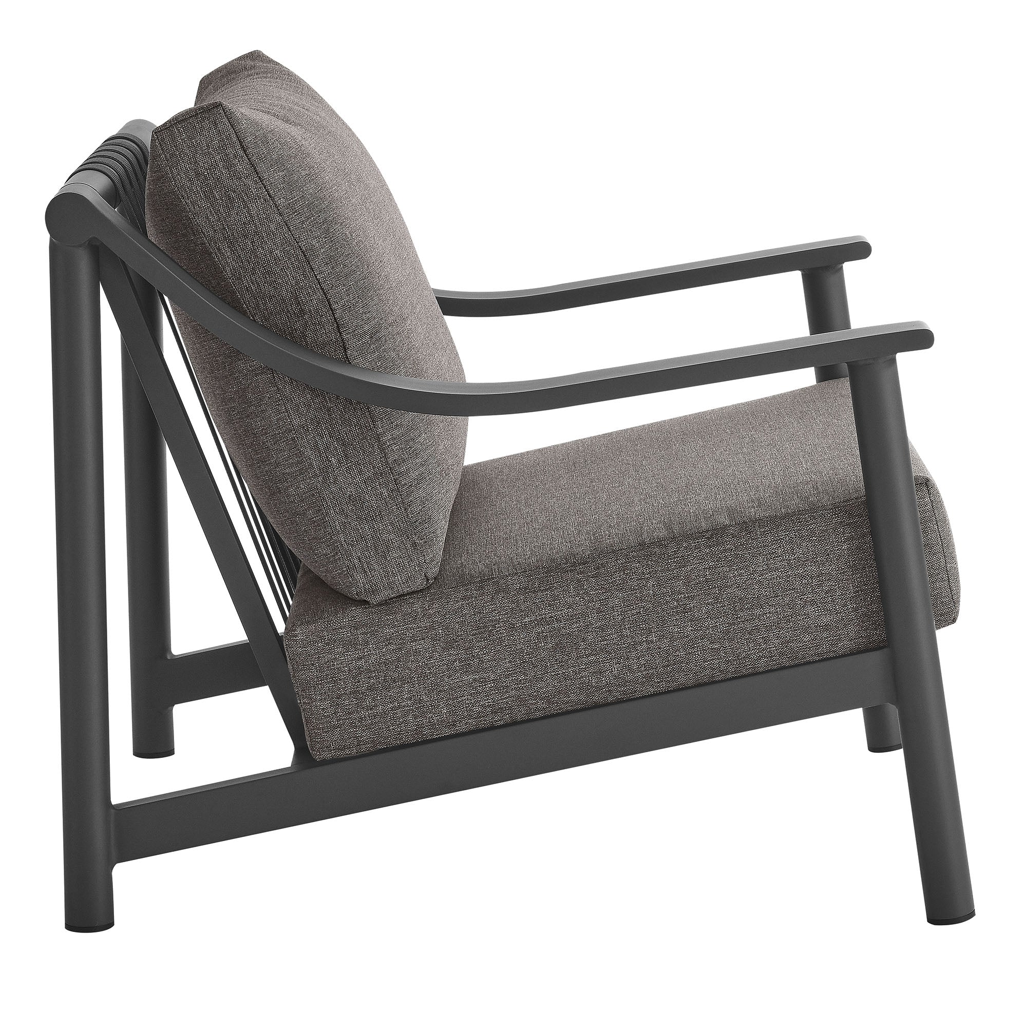Terrace Outdoor Patio Aluminum Accent Armchair by Modway - Image 3