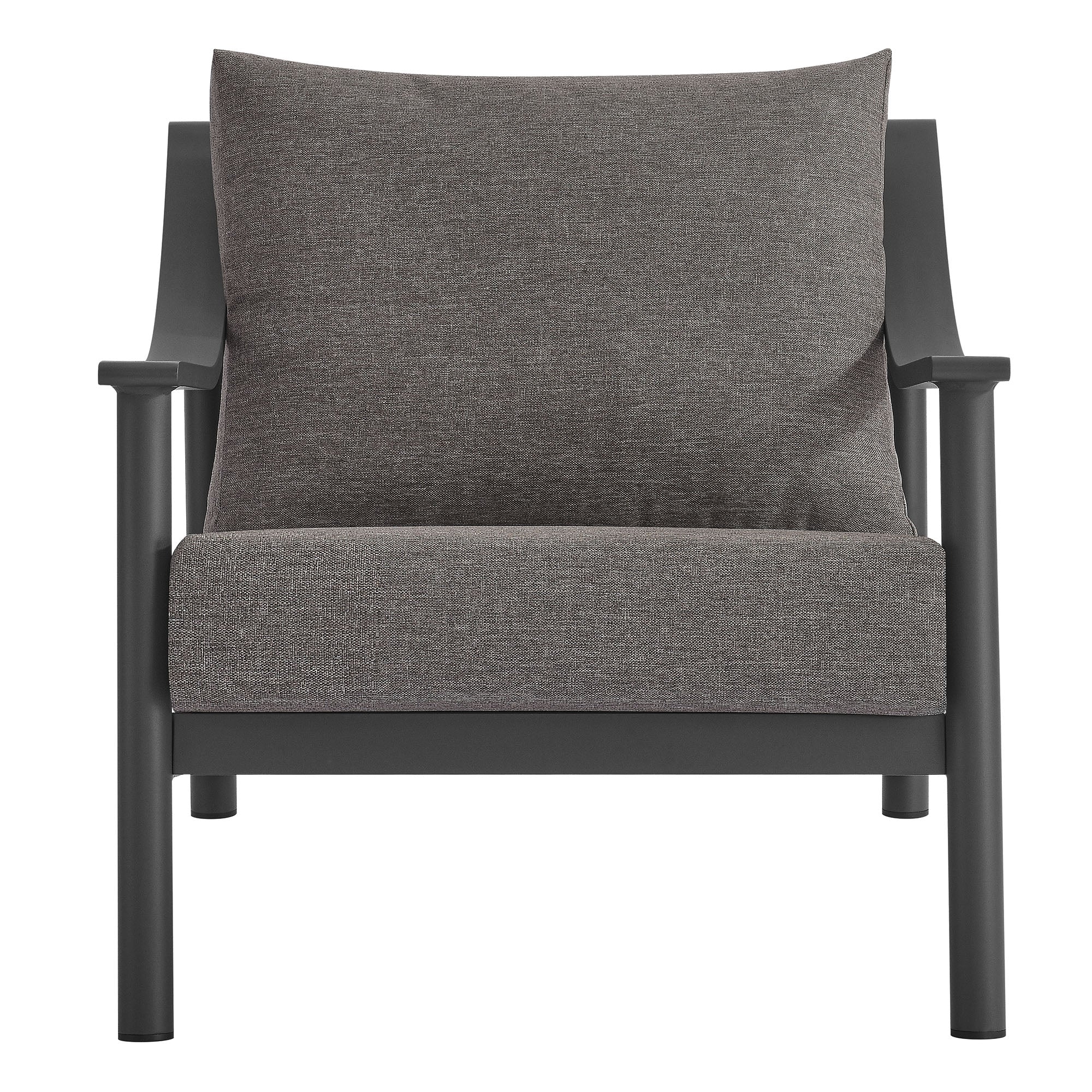 Terrace Outdoor Patio Aluminum Accent Armchair by Modway - Image 5