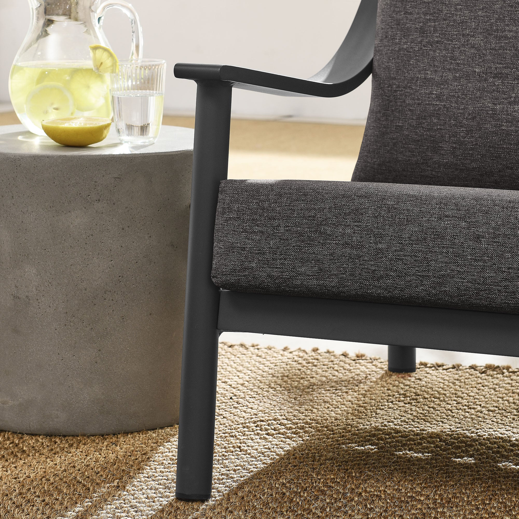 Terrace Outdoor Patio Aluminum Accent Armchair by Modway - Image 7