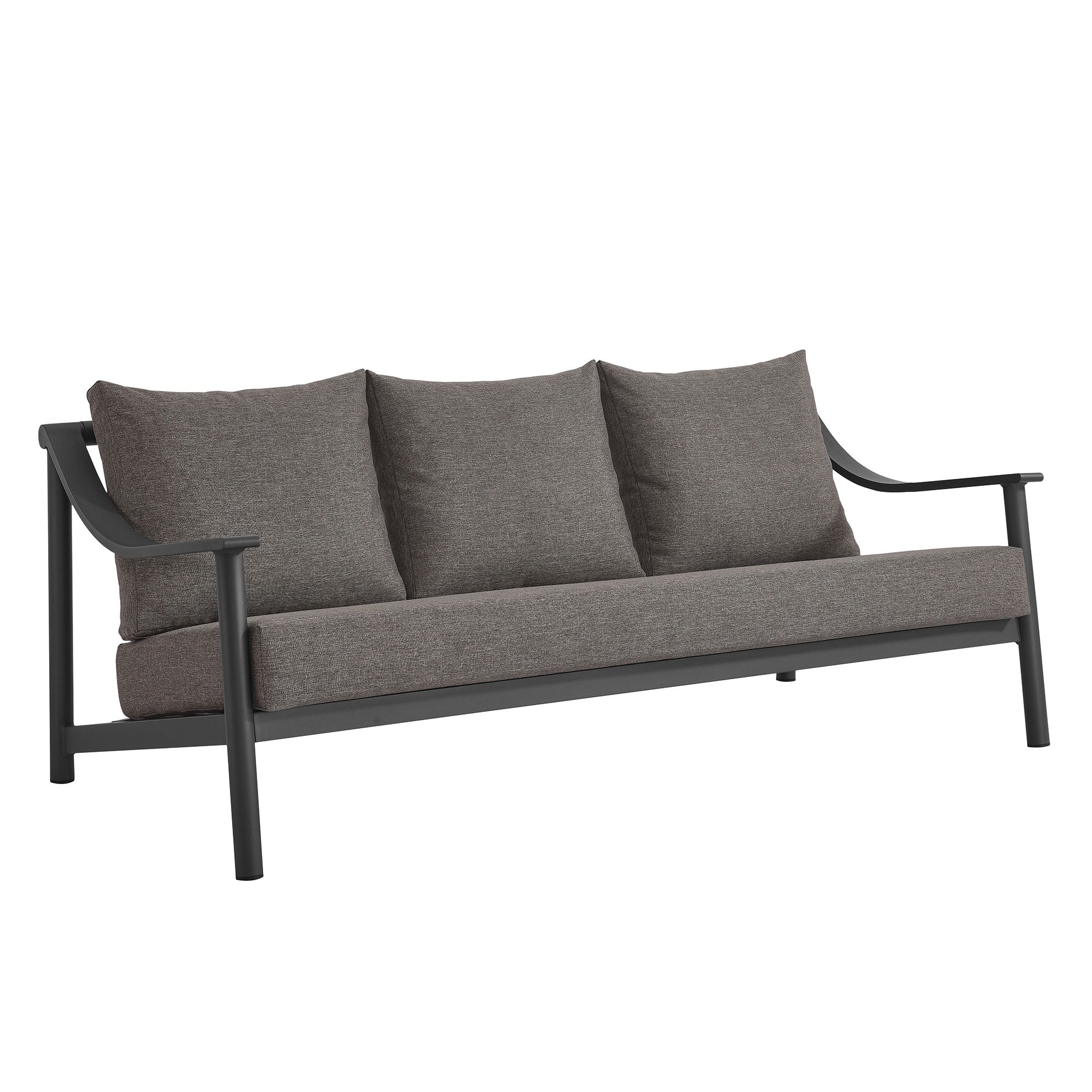 Terrace Outdoor Patio Aluminum Sofa by Modway - Image 2
