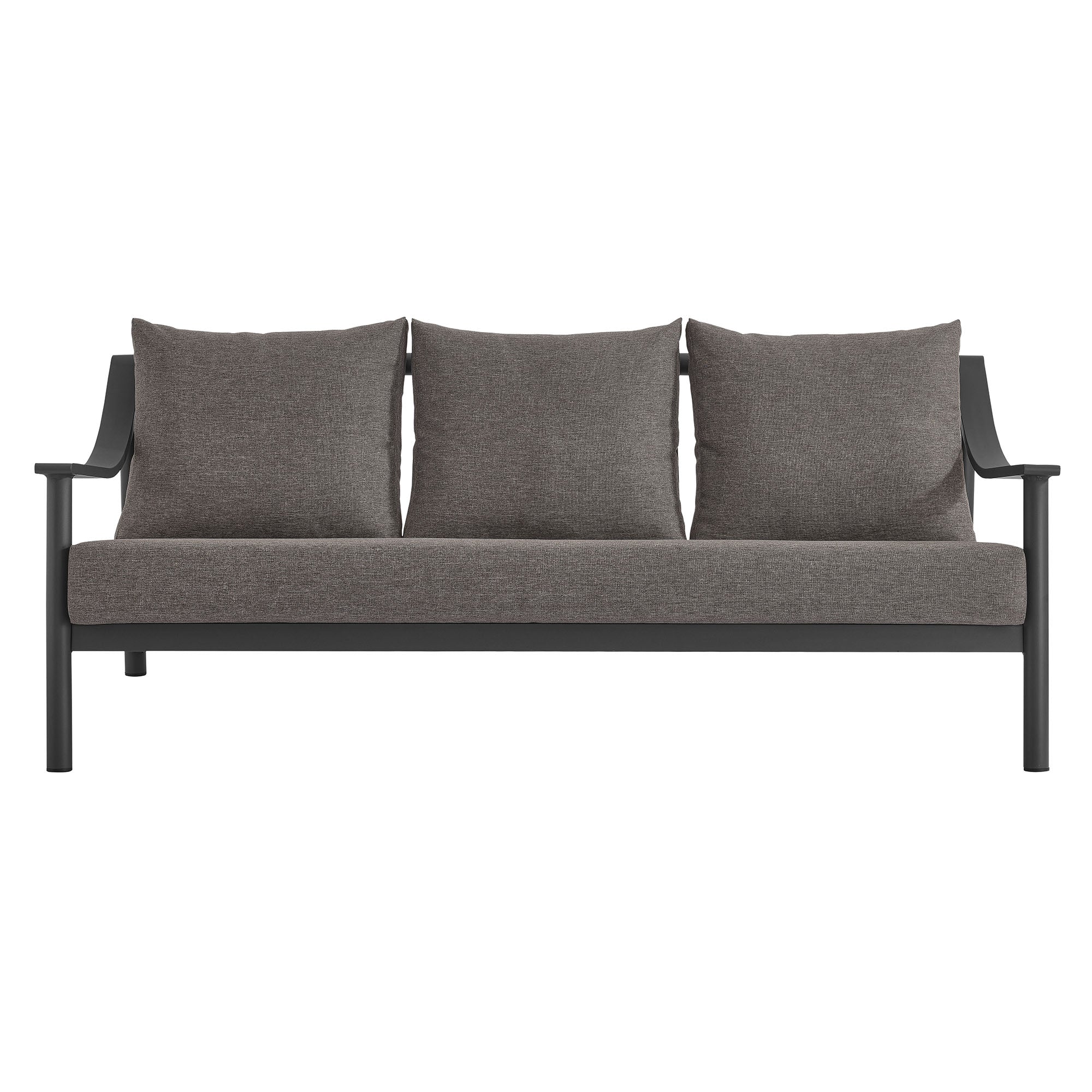 Terrace Outdoor Patio Aluminum Sofa by Modway - Image 5