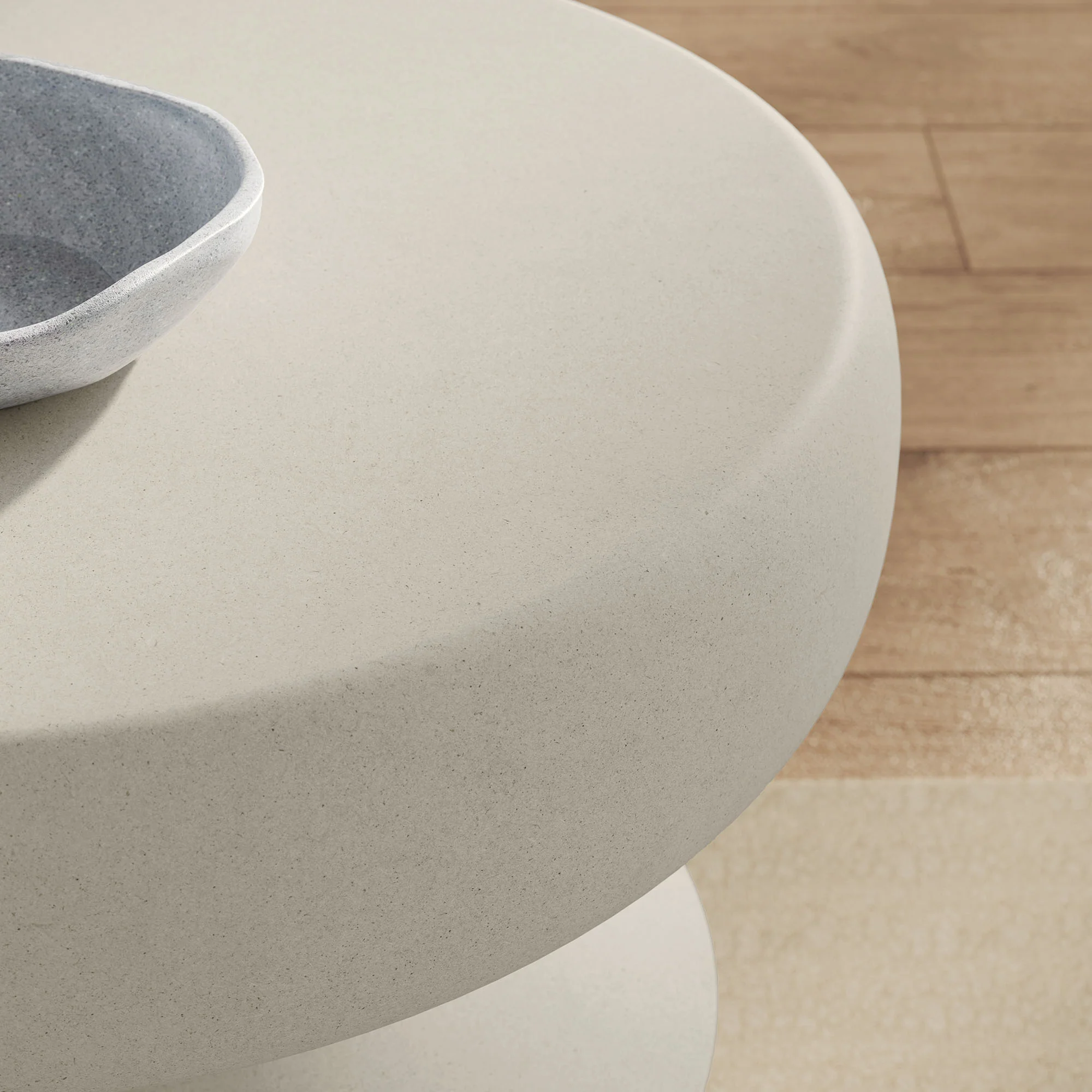 Terza Indoor - Outdoor Patio Concrete Side Table by Modway - Image 5