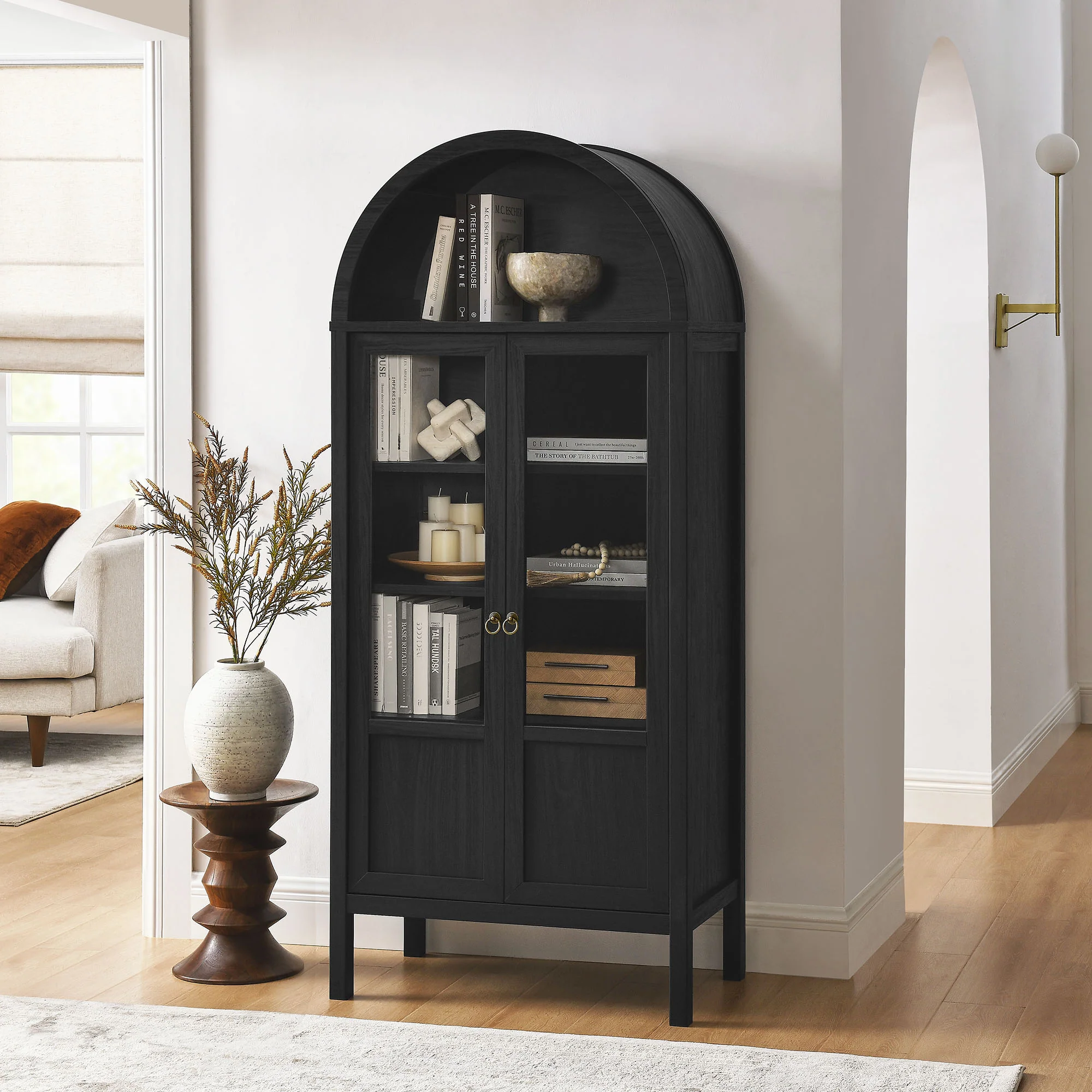 Tessa Tall Arched Storage Display Cabinet by Modway - Image 8