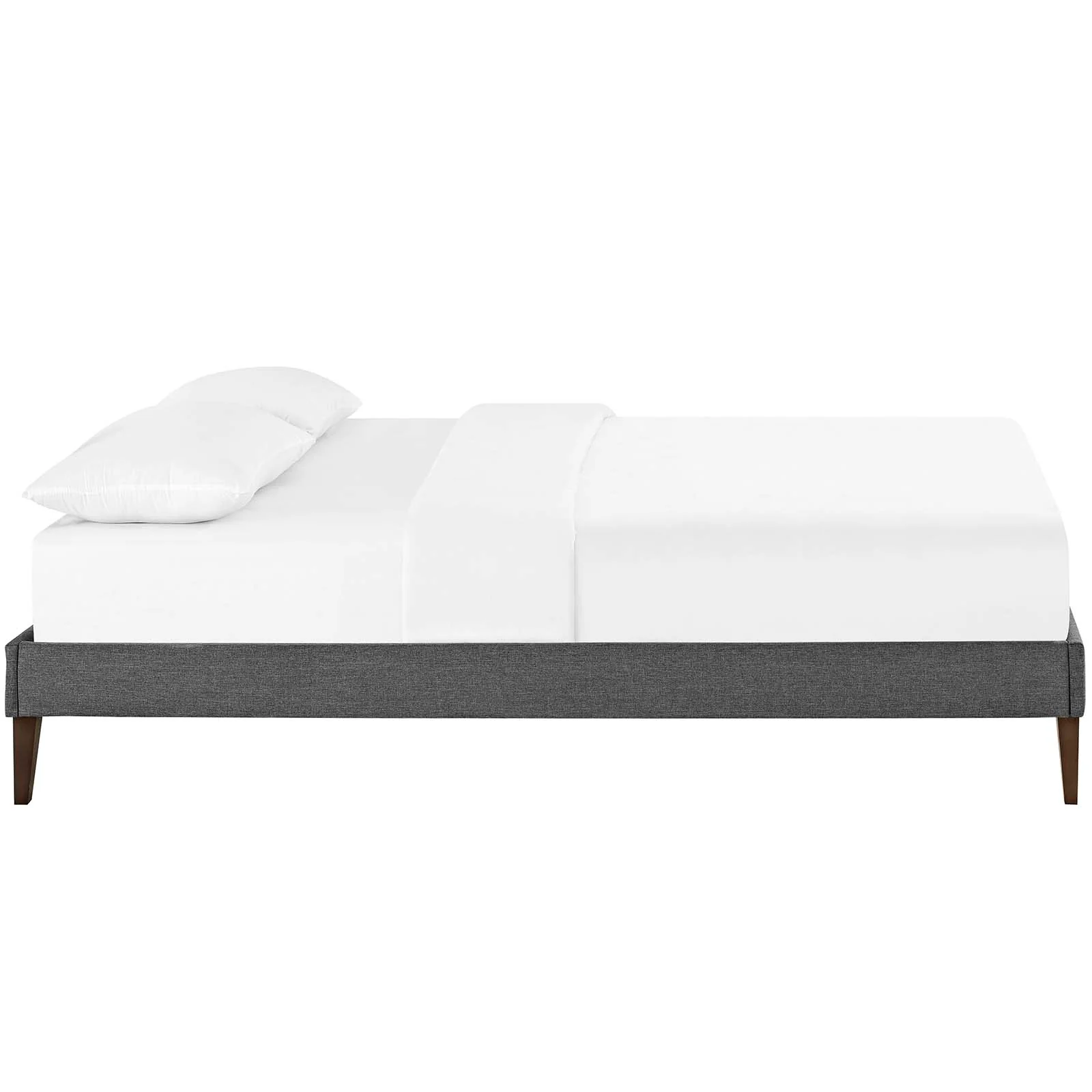 Tessie King Fabric Bed Frame with Squared Tapered Legs By Modway - MOD-5901 - Image 4