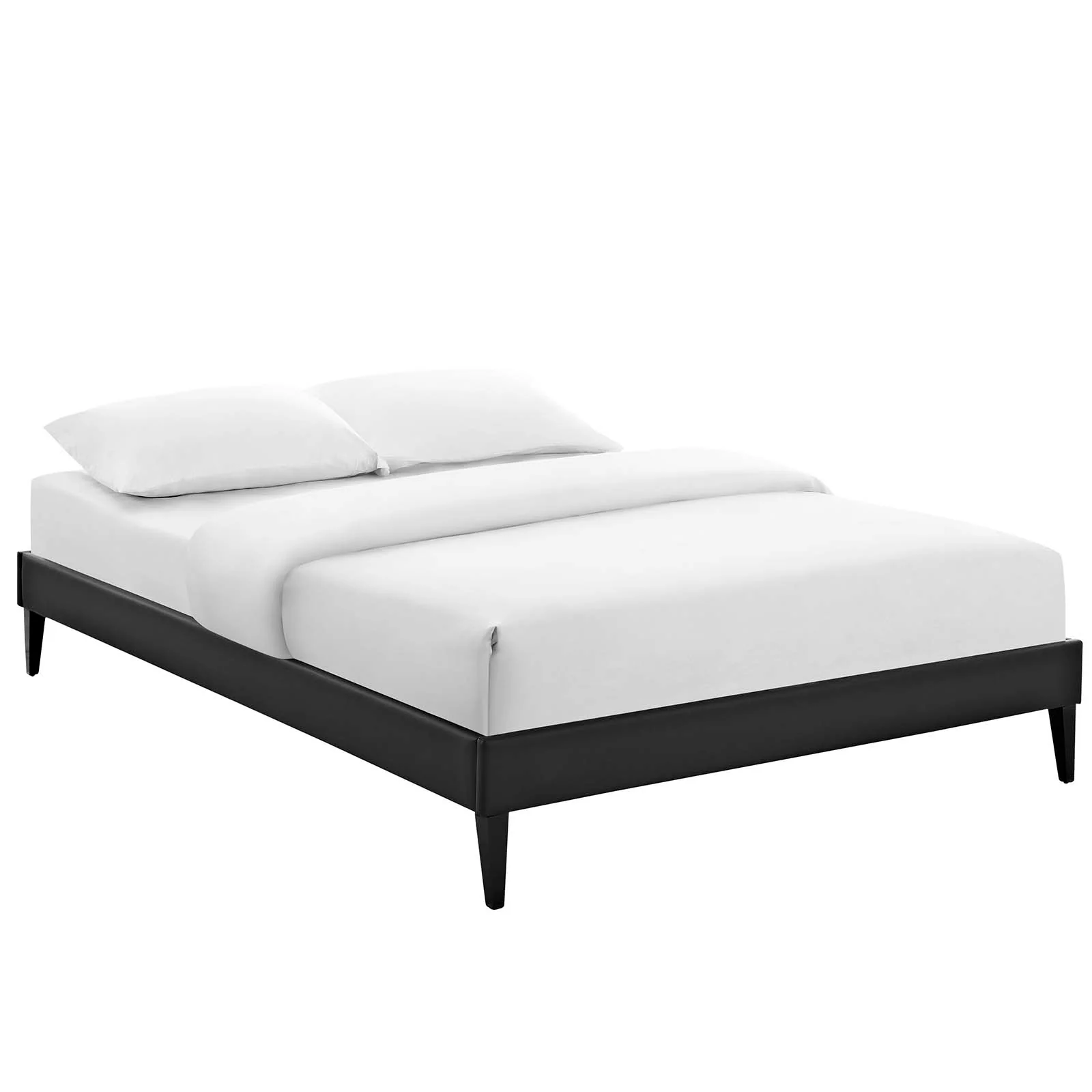 Tessie King Vinyl Bed Frame with Squared Tapered Legs By Modway - MOD-5900 - Image 2