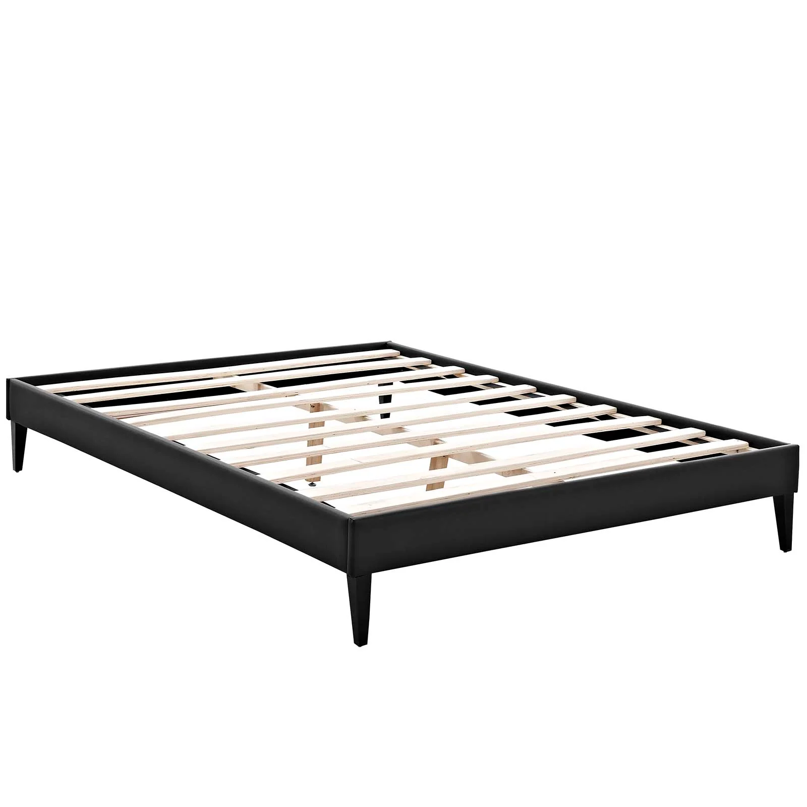 Tessie King Vinyl Bed Frame with Squared Tapered Legs By Modway - MOD-5900 - Image 3