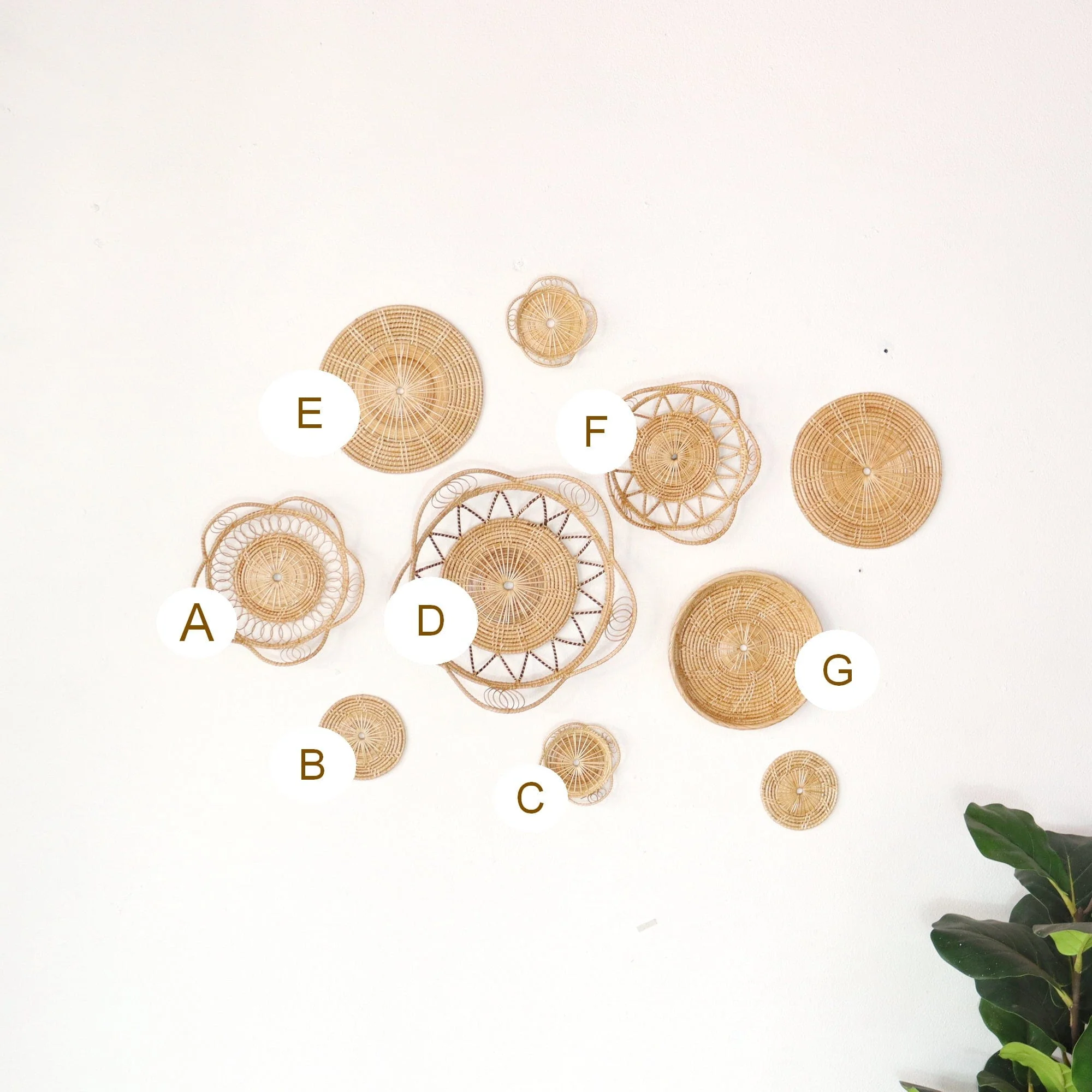 Tha Ya Pon - Wall Decor (Set Of 10) By Thaihome - Image 2