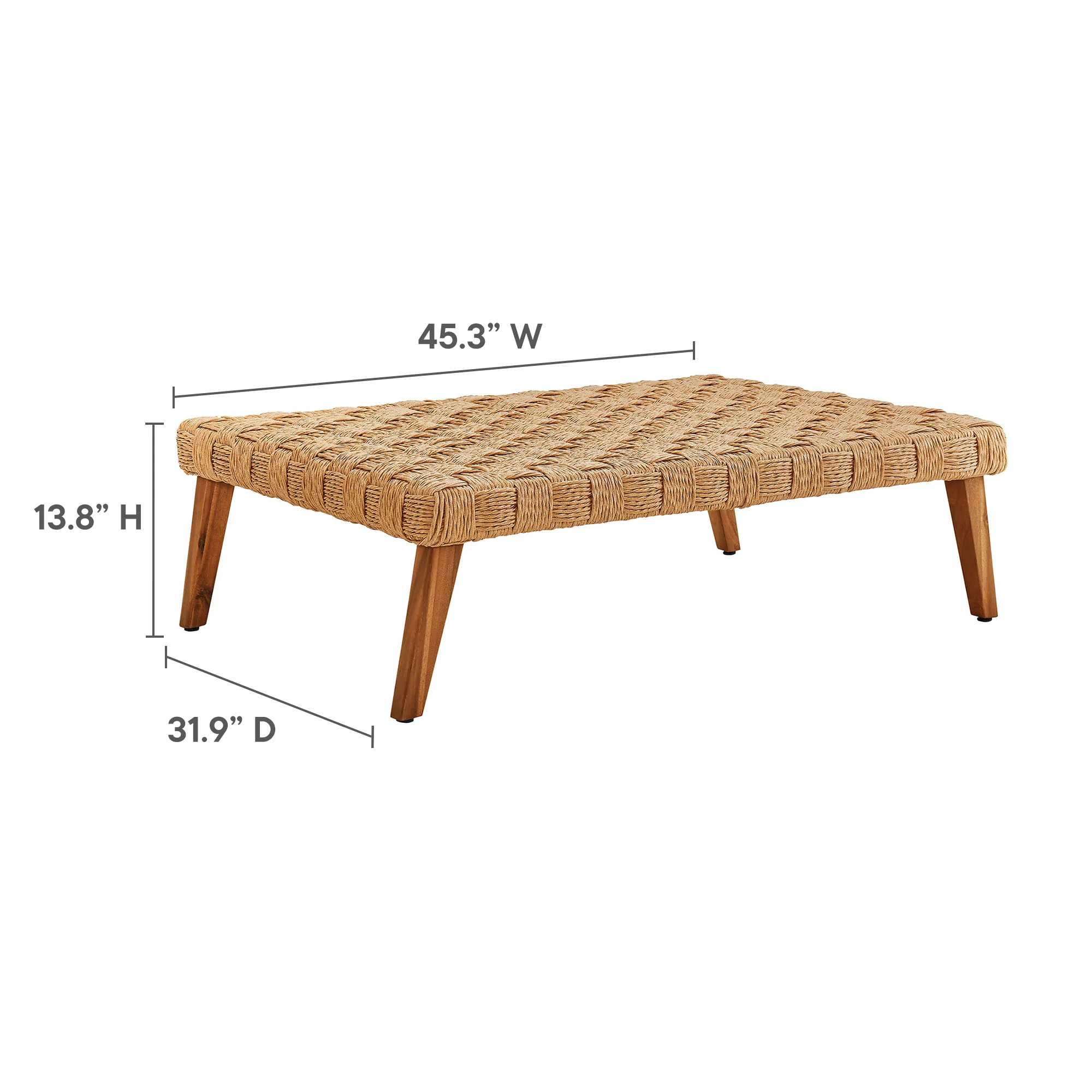 Thames 4-Piece Outdoor Patio Wicker Outdoor Patio Rattan Furniture Set by Modway - Image 7